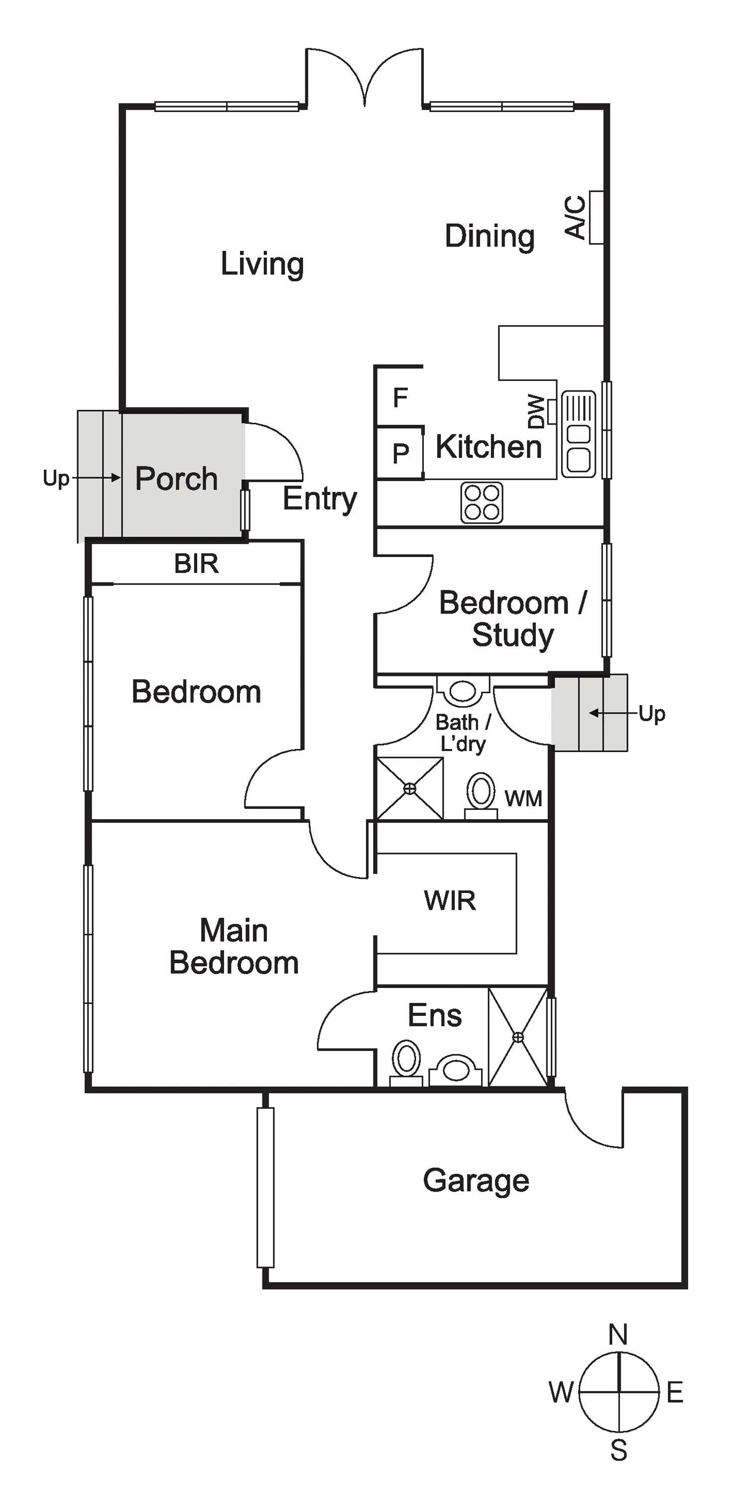 Floorplan of Homely villa listing, 2/17 Narong Road, Caulfield North VIC 3161