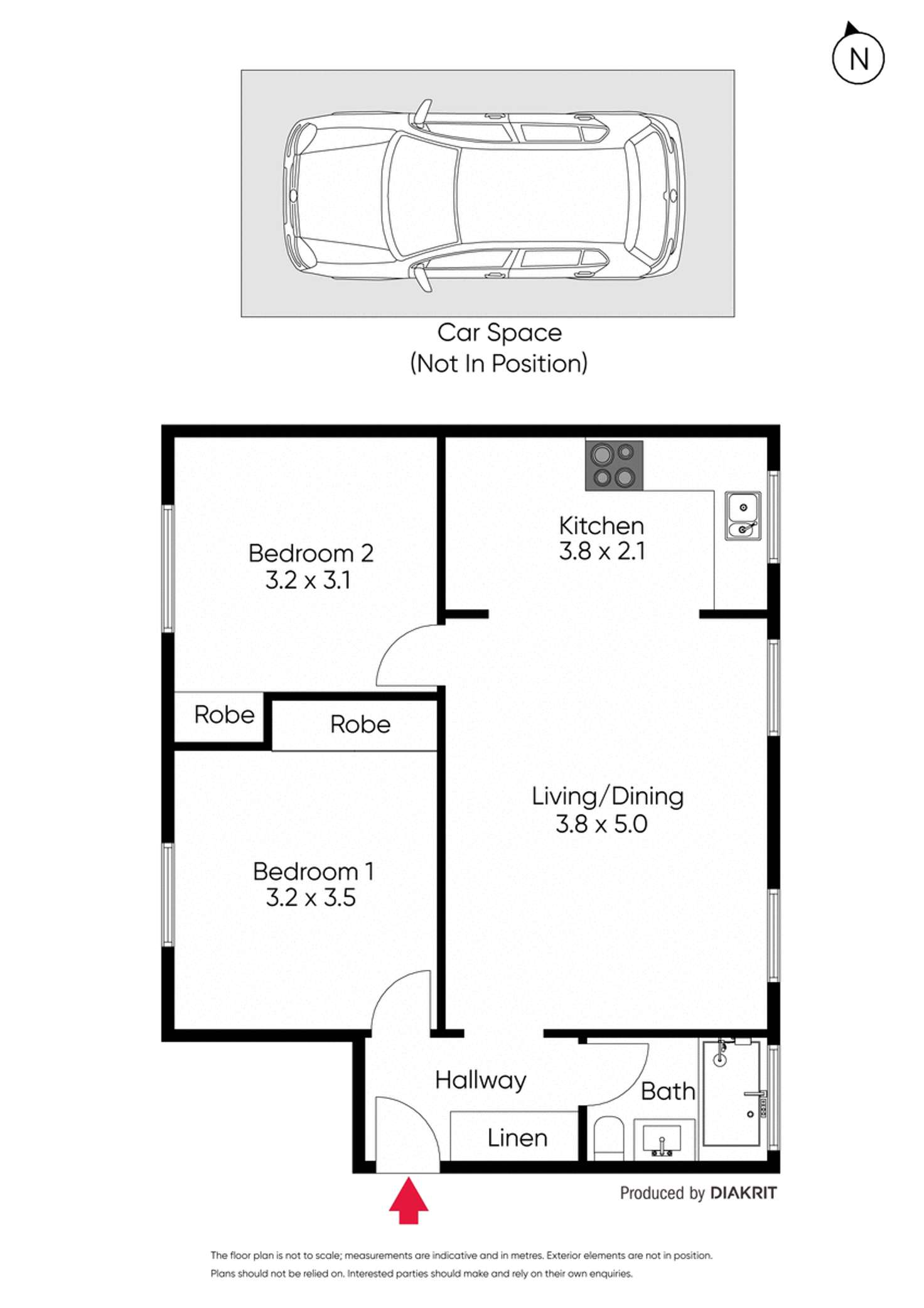 Floorplan of Homely apartment listing, 9/1 Duncraig Avenue, Armadale VIC 3143