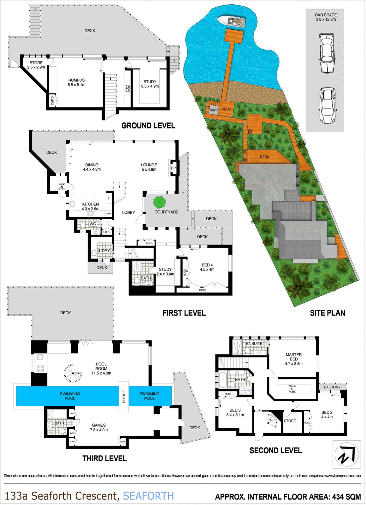 Floorplan of Homely house listing, 133A Seaforth Crescent, Seaforth NSW 2092