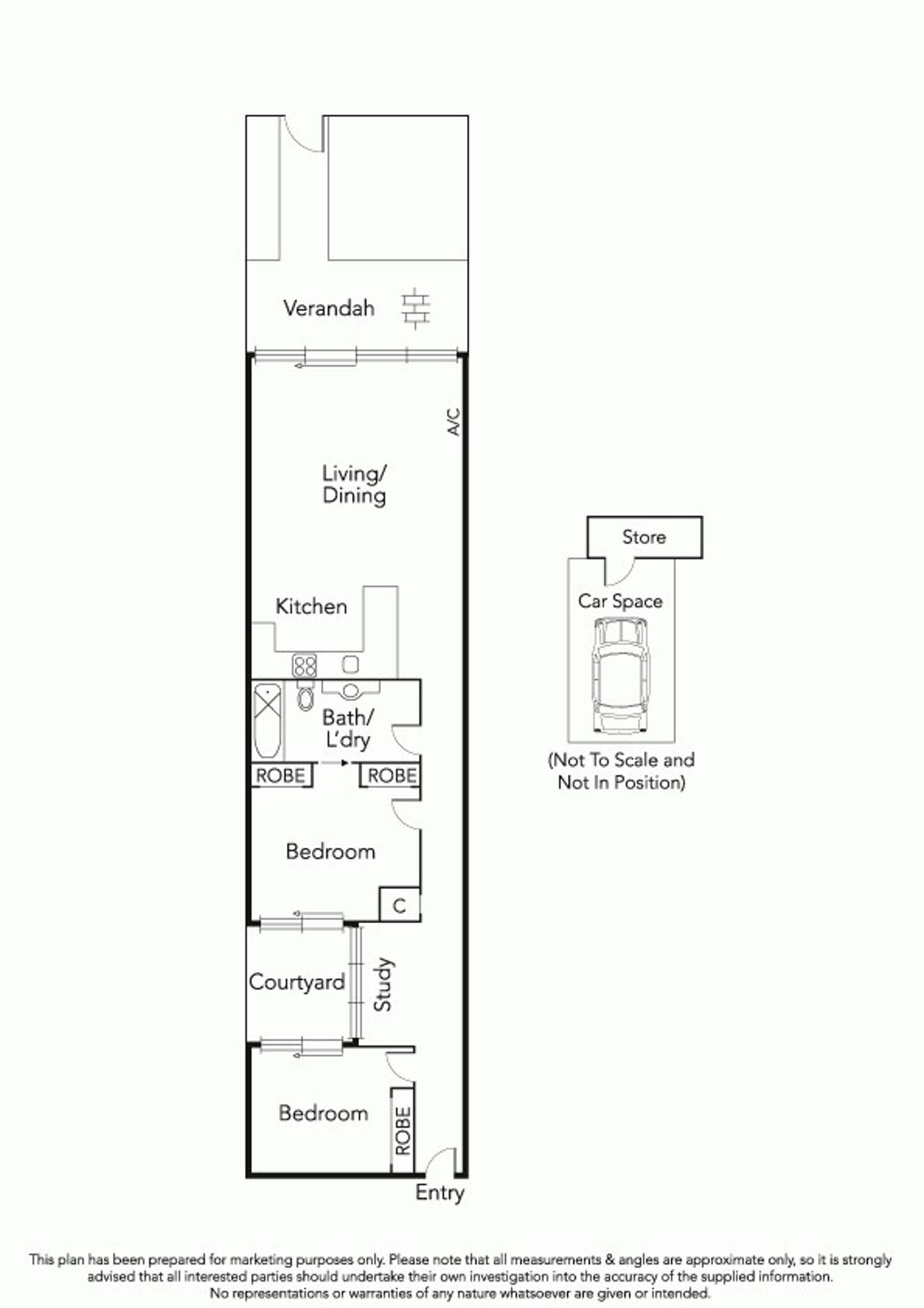 Floorplan of Homely apartment listing, 3/300 High Street, Prahran VIC 3181