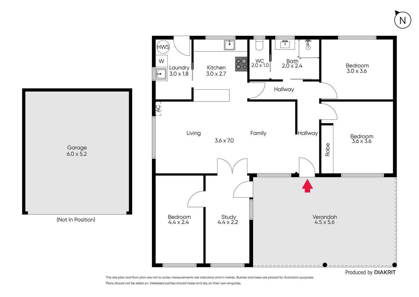 Floorplan of Homely house listing, 8 Grant Avenue, Seaford VIC 3198