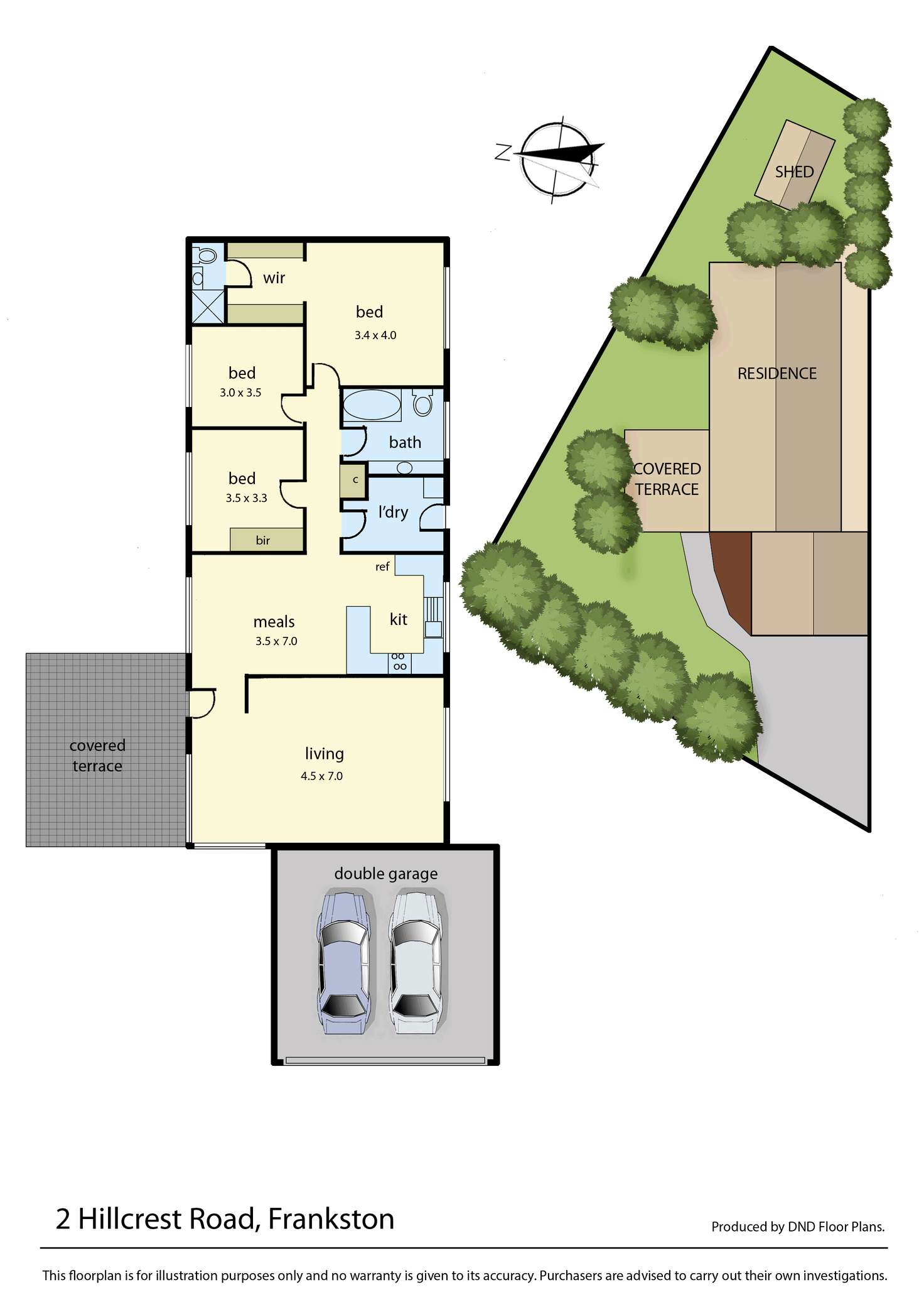 Floorplan of Homely house listing, 2 Hillcrest Road, Frankston VIC 3199