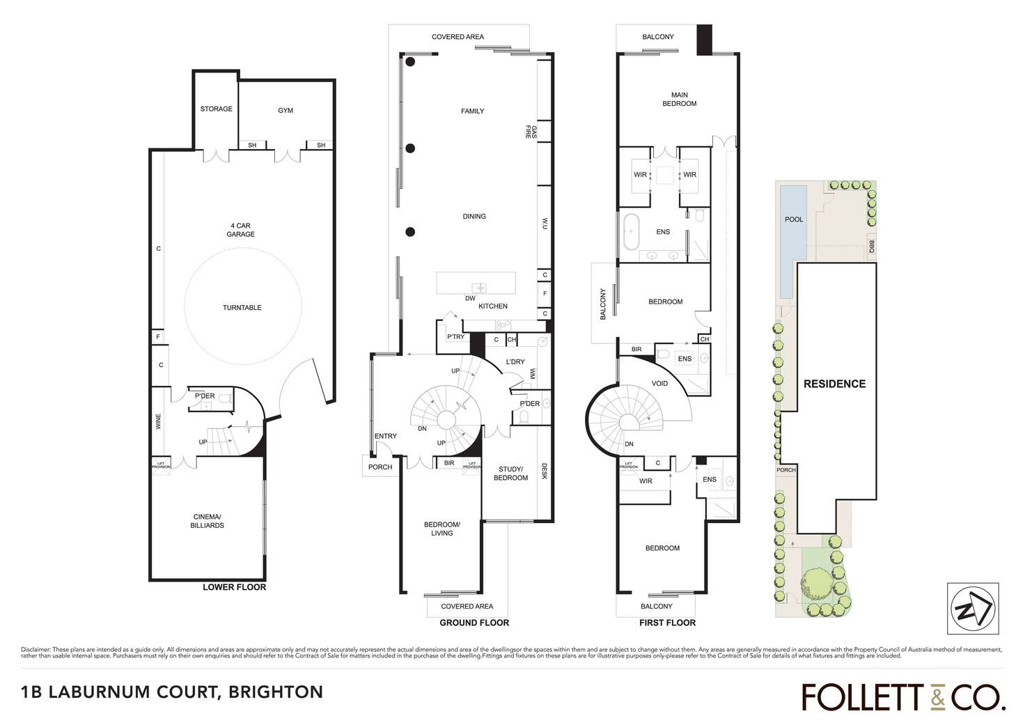 Floorplan of Homely house listing, 1B Laburnum Court, Brighton VIC 3186