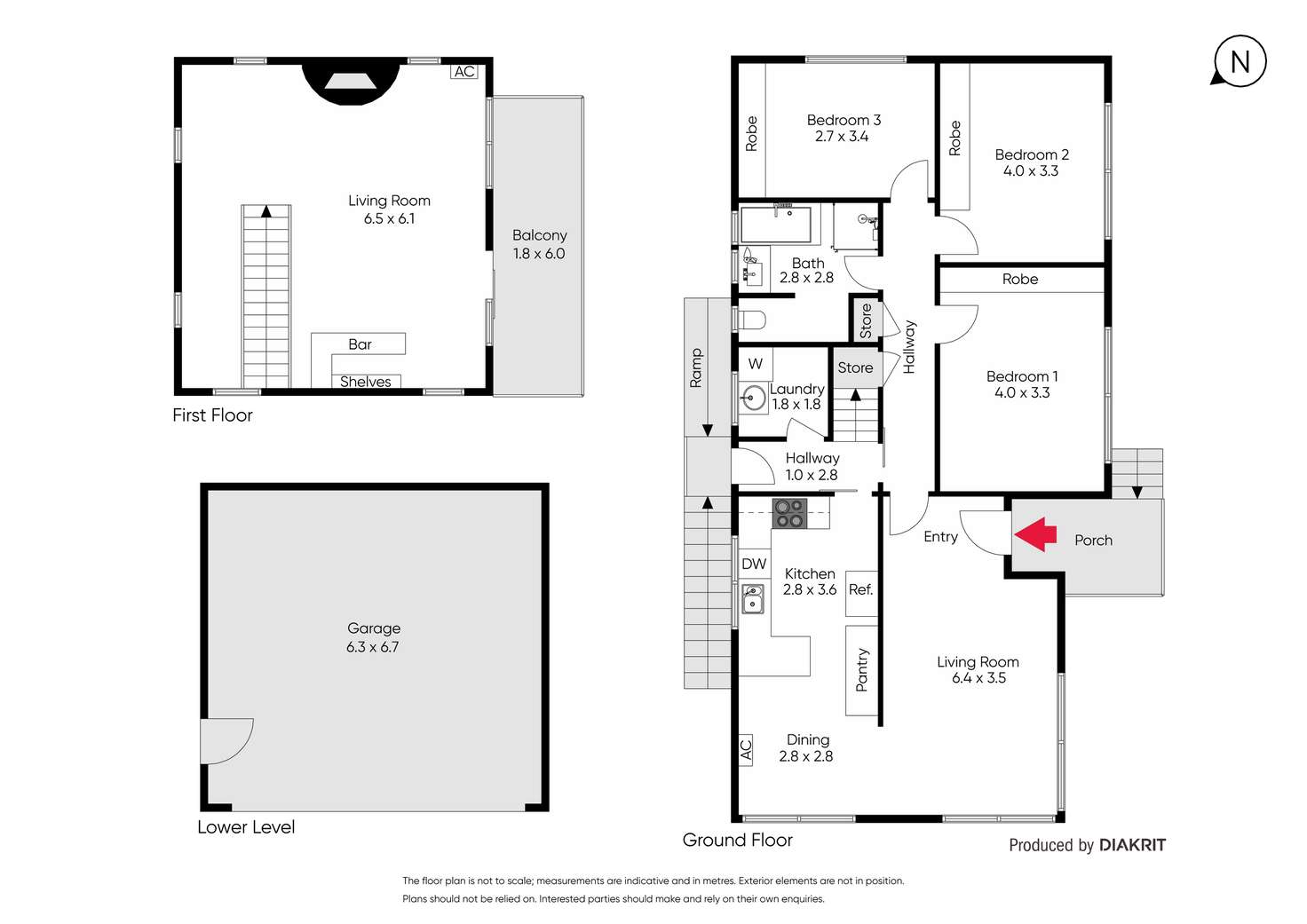 Floorplan of Homely house listing, 4 Hillside Drive, Ballarat North VIC 3350