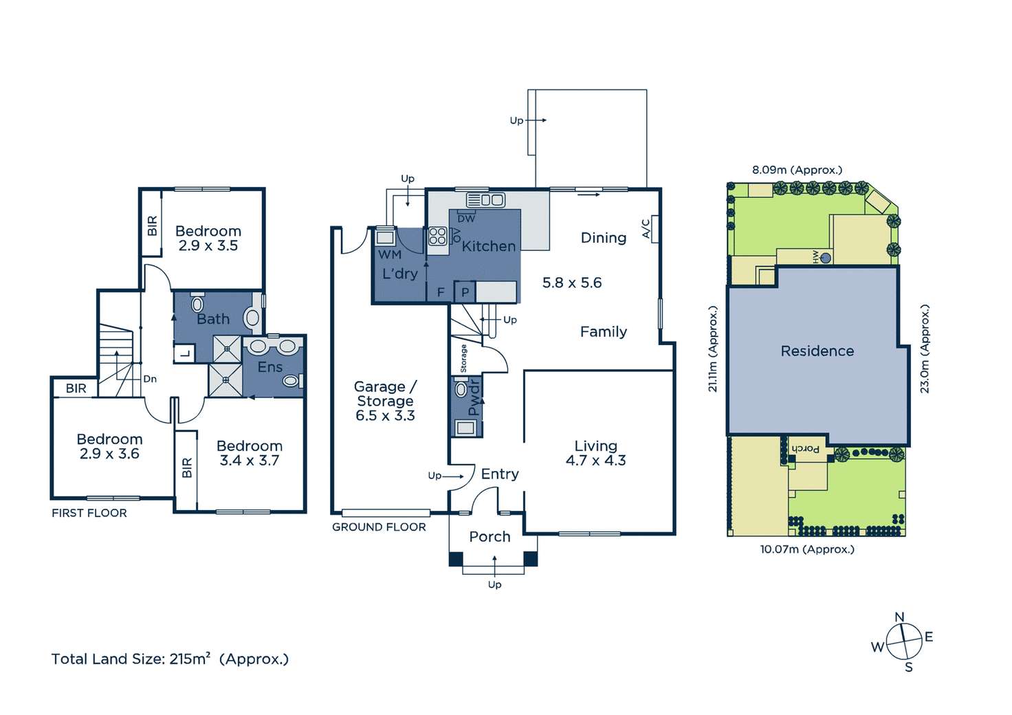 Floorplan of Homely townhouse listing, 1/2 Amaroo Court, Box Hill North VIC 3129