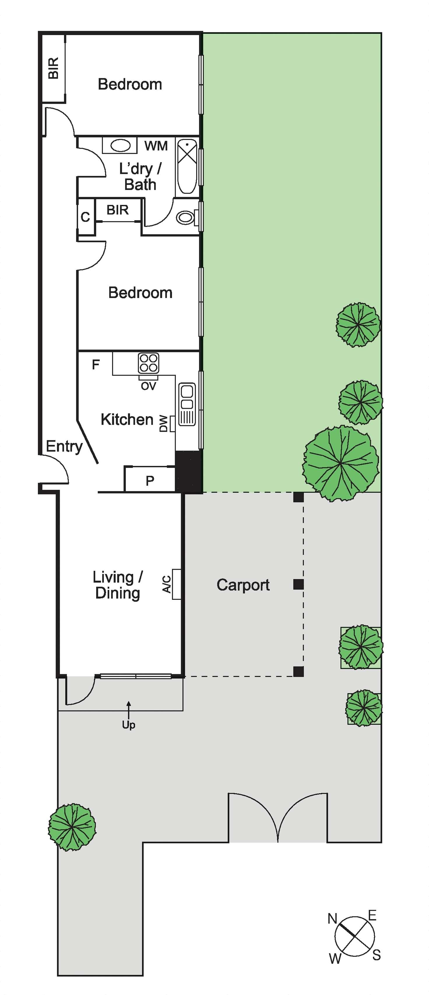 Floorplan of Homely apartment listing, 2/123 Murray Street, Caulfield VIC 3162