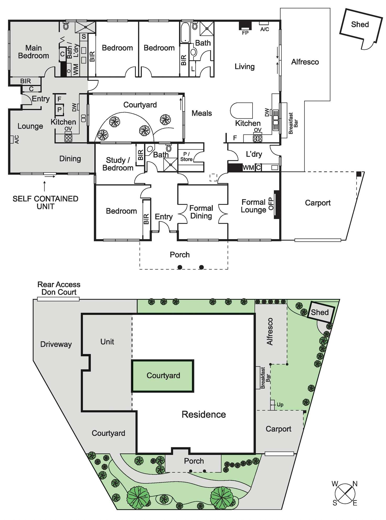 Floorplan of Homely house listing, 5 Crompton Court, Caulfield South VIC 3162