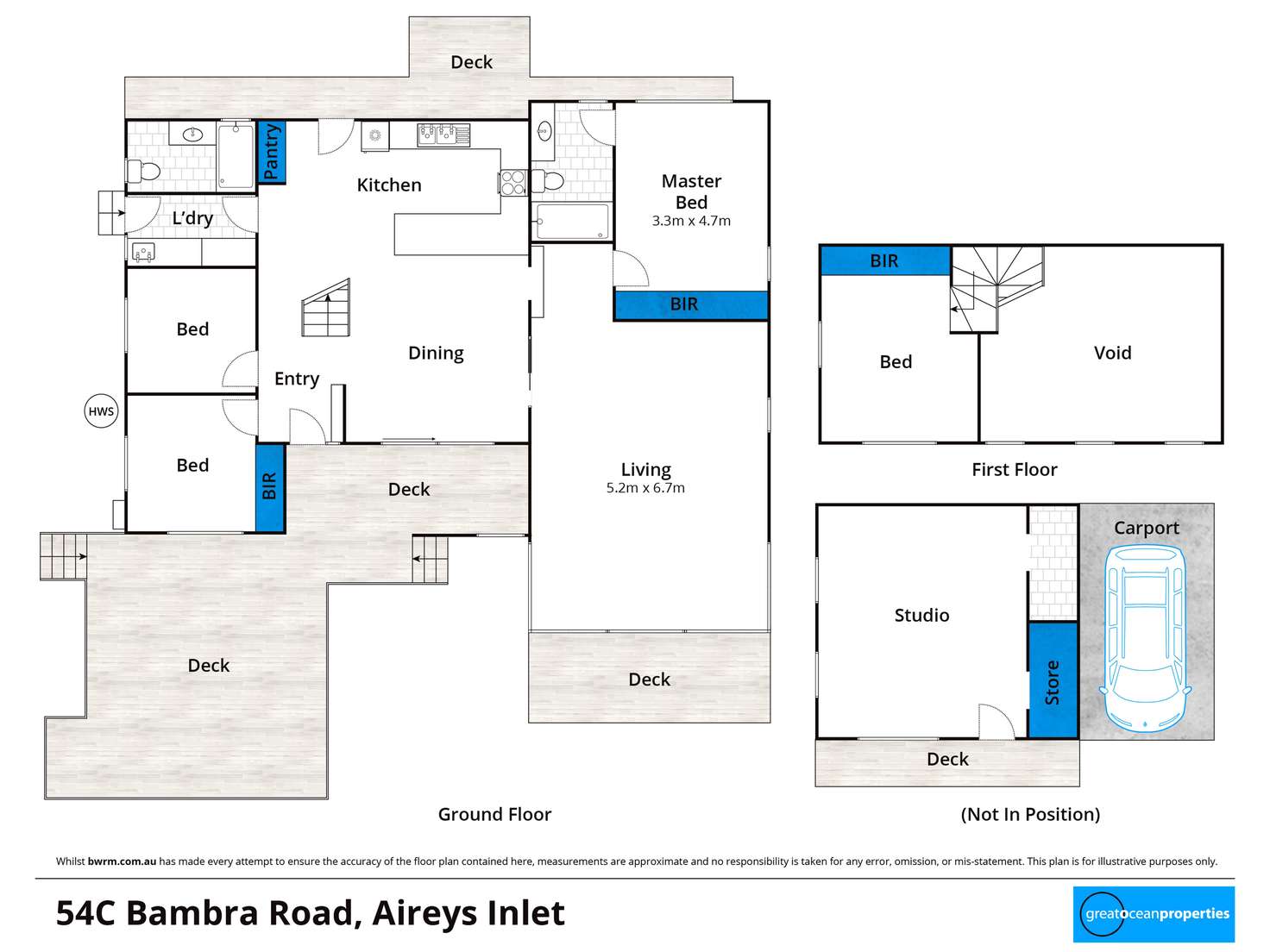 Floorplan of Homely house listing, 54C Bambra Road, Aireys Inlet VIC 3231
