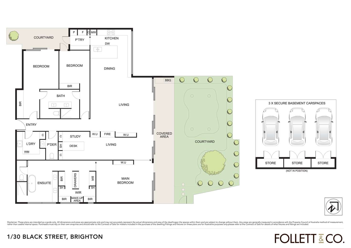 Floorplan of Homely apartment listing, 1/30 Black Street, Brighton VIC 3186