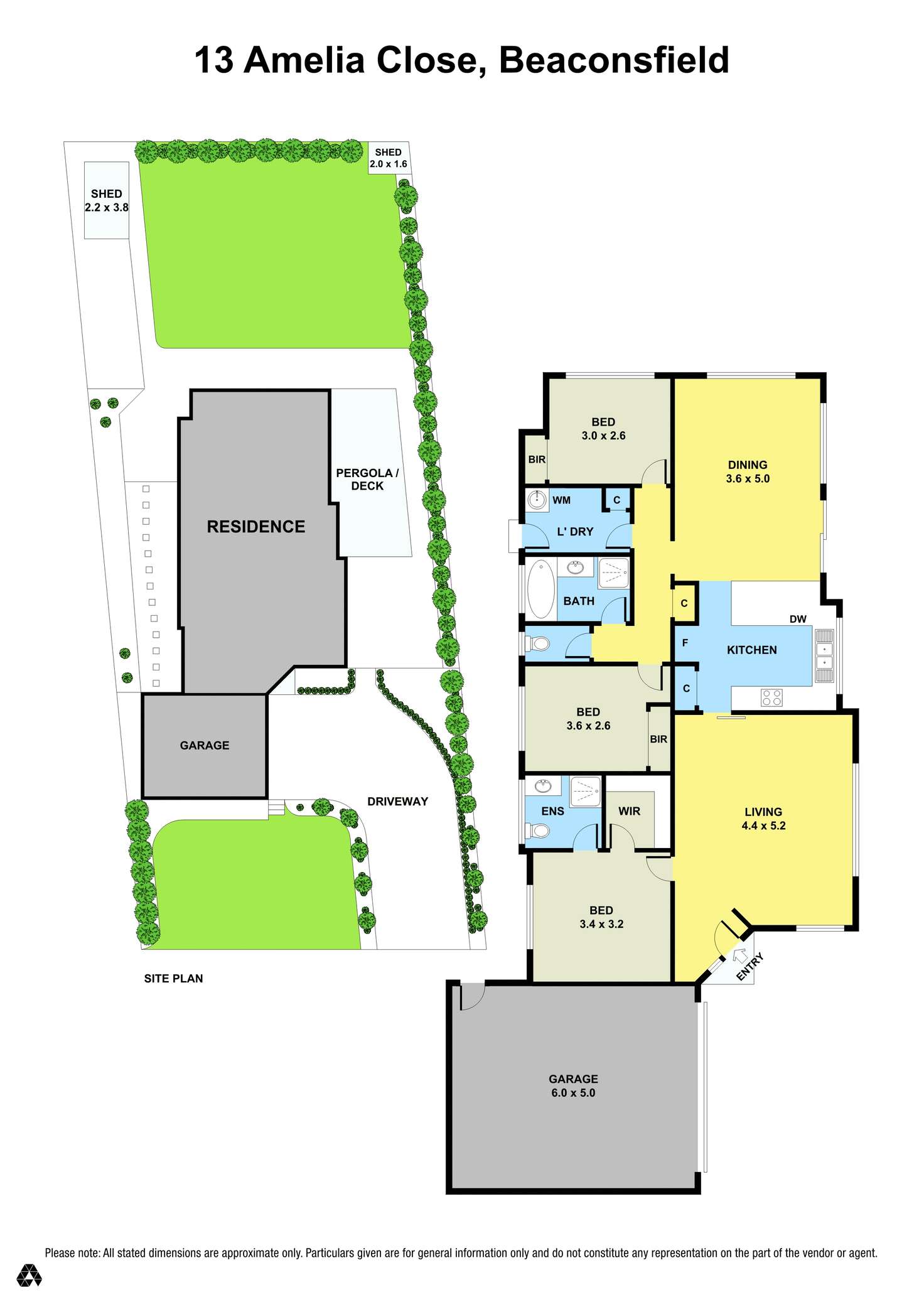 Floorplan of Homely house listing, 13 Amelia Close, Beaconsfield VIC 3807