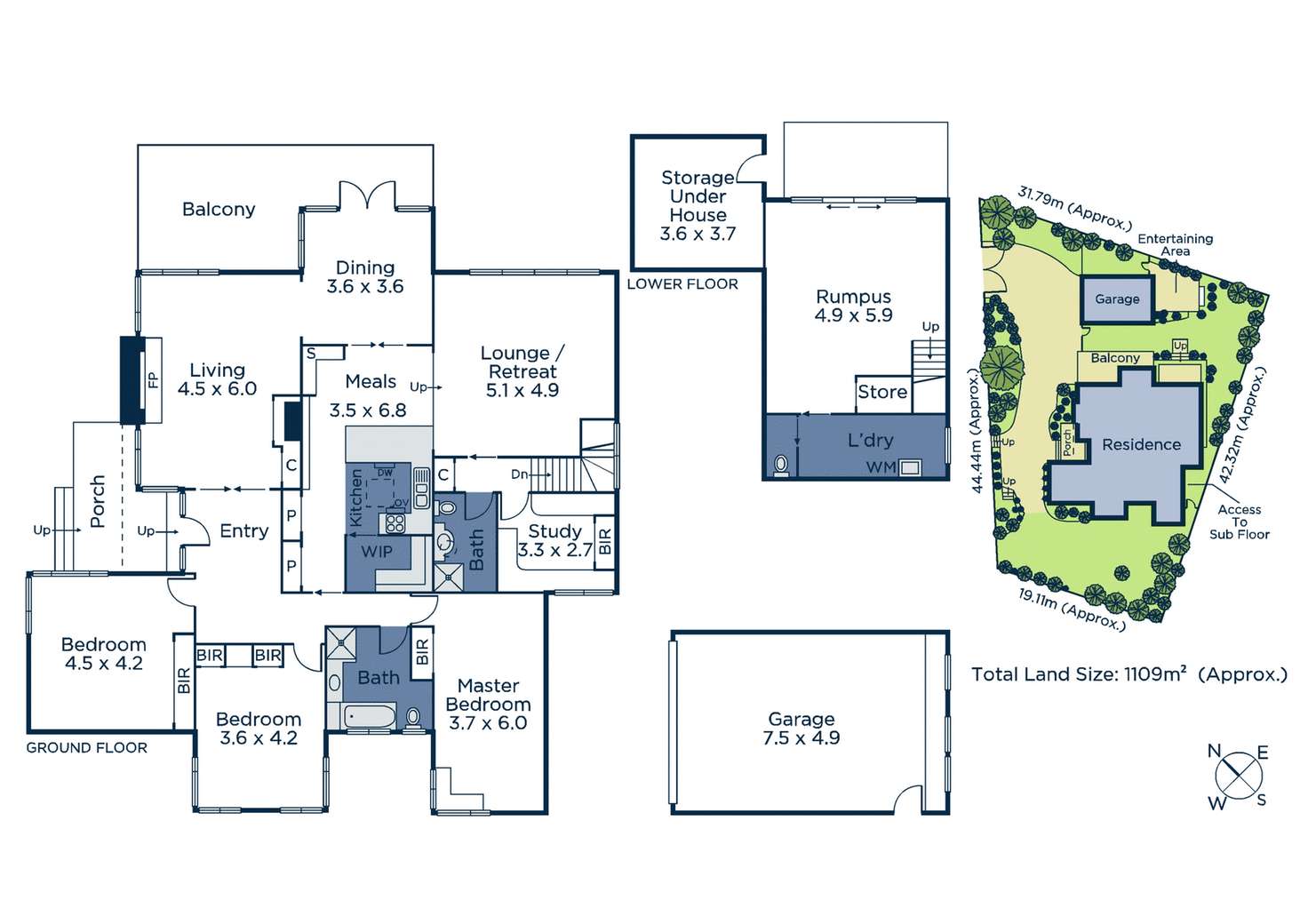 Floorplan of Homely house listing, 1 Nymph Street, Mitcham VIC 3132