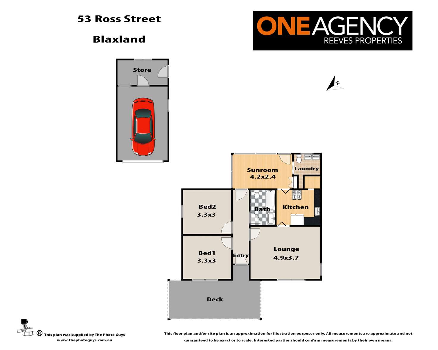 Floorplan of Homely house listing, 53 Ross Crescent, Blaxland NSW 2774