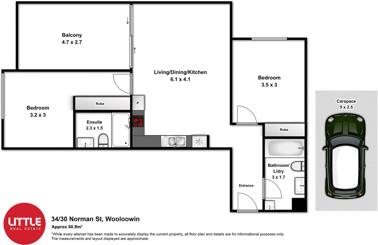 Floorplan of Homely apartment listing, 34/13 Norman Street, Wooloowin QLD 4030