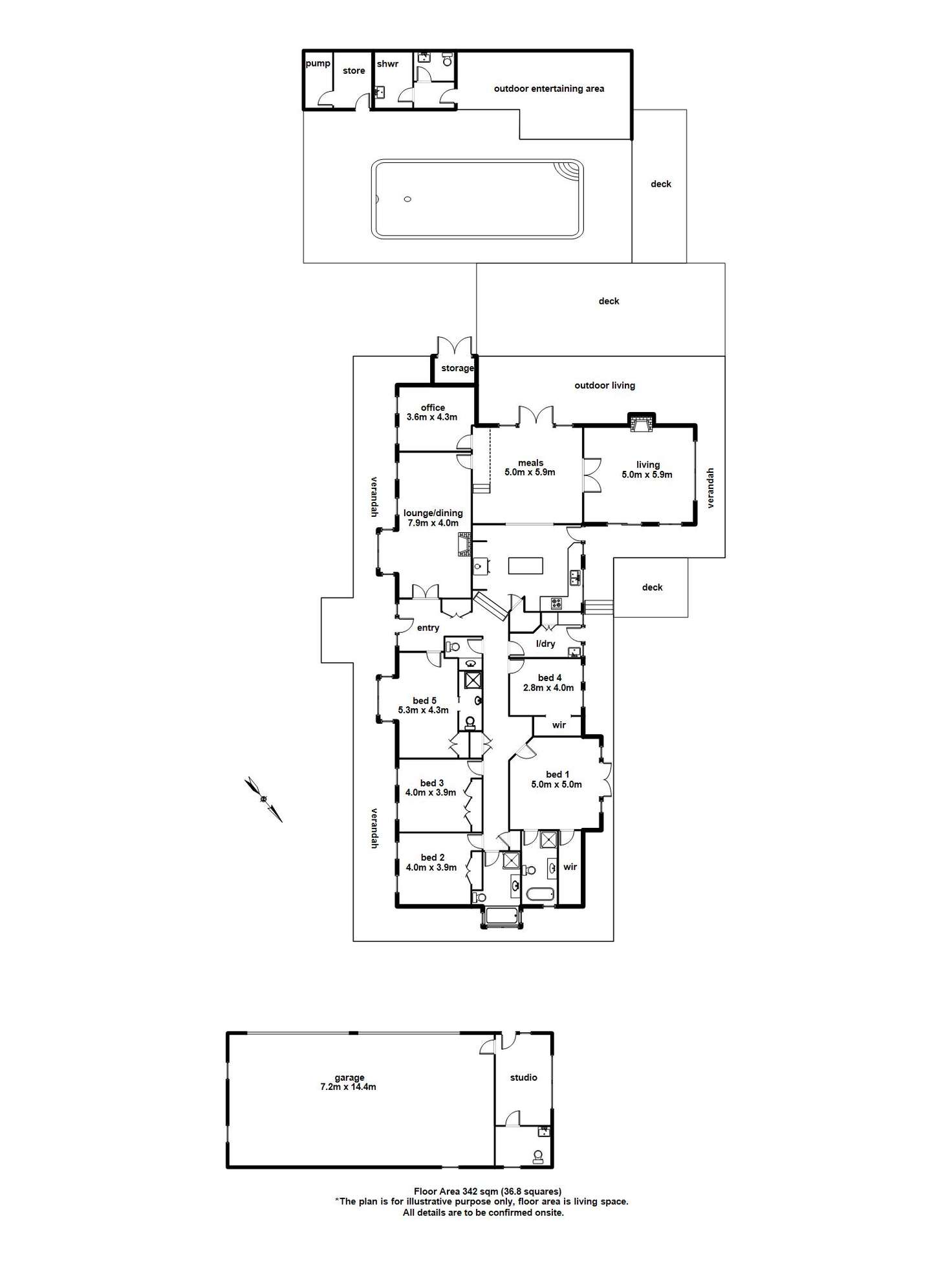 Floorplan of Homely house listing, 17 Courtneys Road, Belgrave South VIC 3160