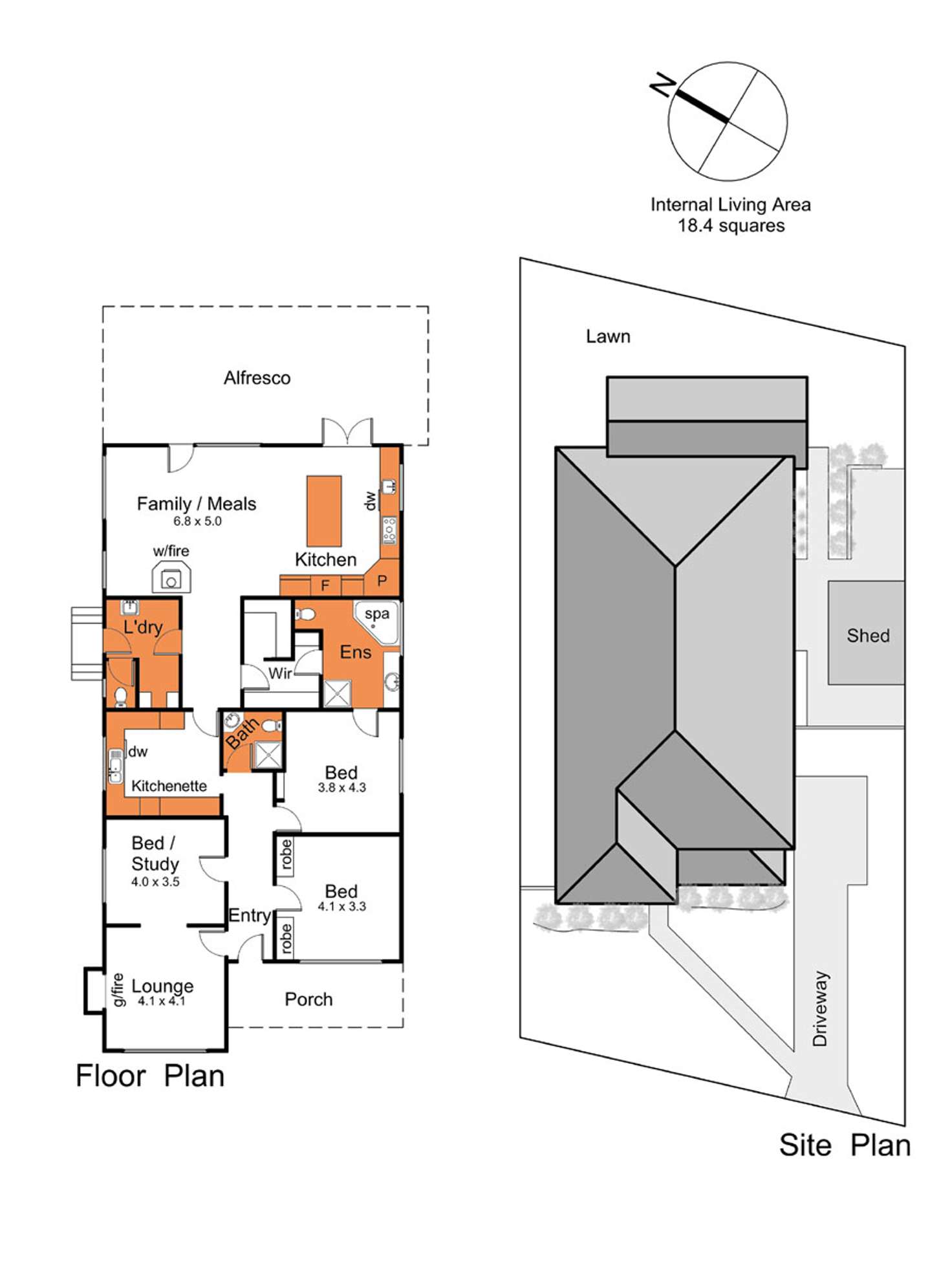 Floorplan of Homely house listing, 25 Station Street, Aspendale VIC 3195