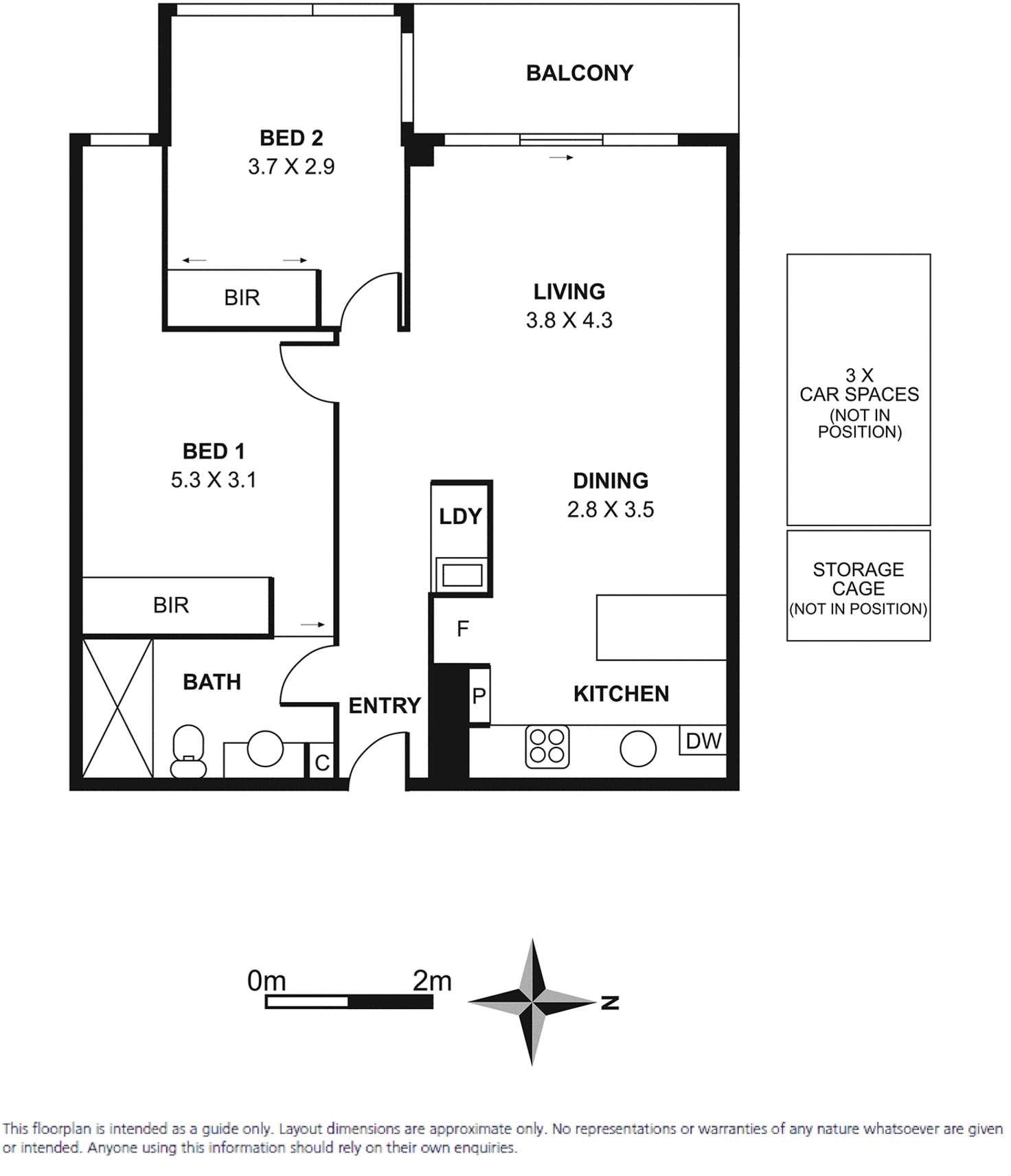 Floorplan of Homely apartment listing, 4406/22-24 Jane Bell Lane, Melbourne VIC 3000