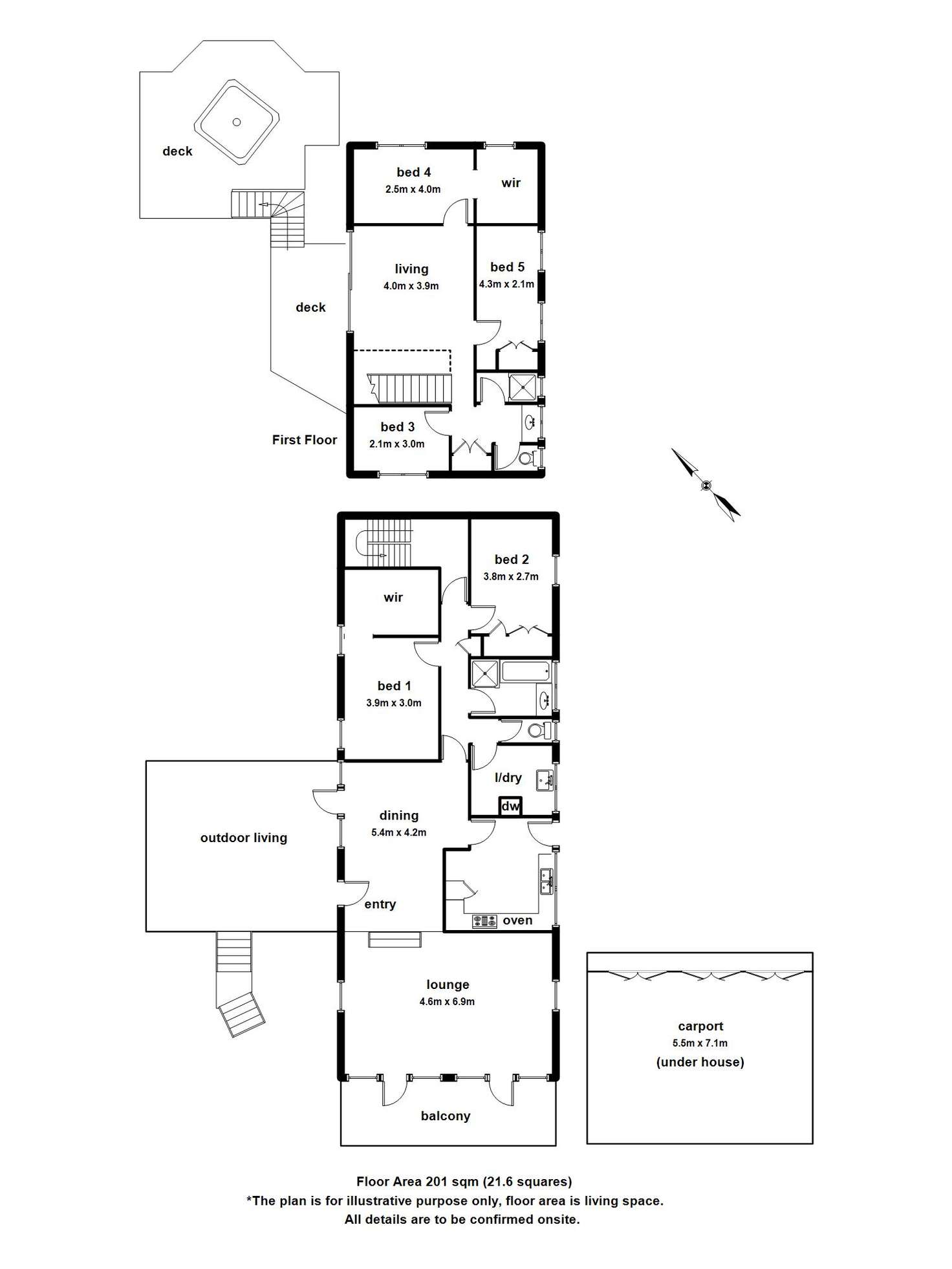 Floorplan of Homely house listing, 39 Old Belgrave Road, Upper Ferntree Gully VIC 3156