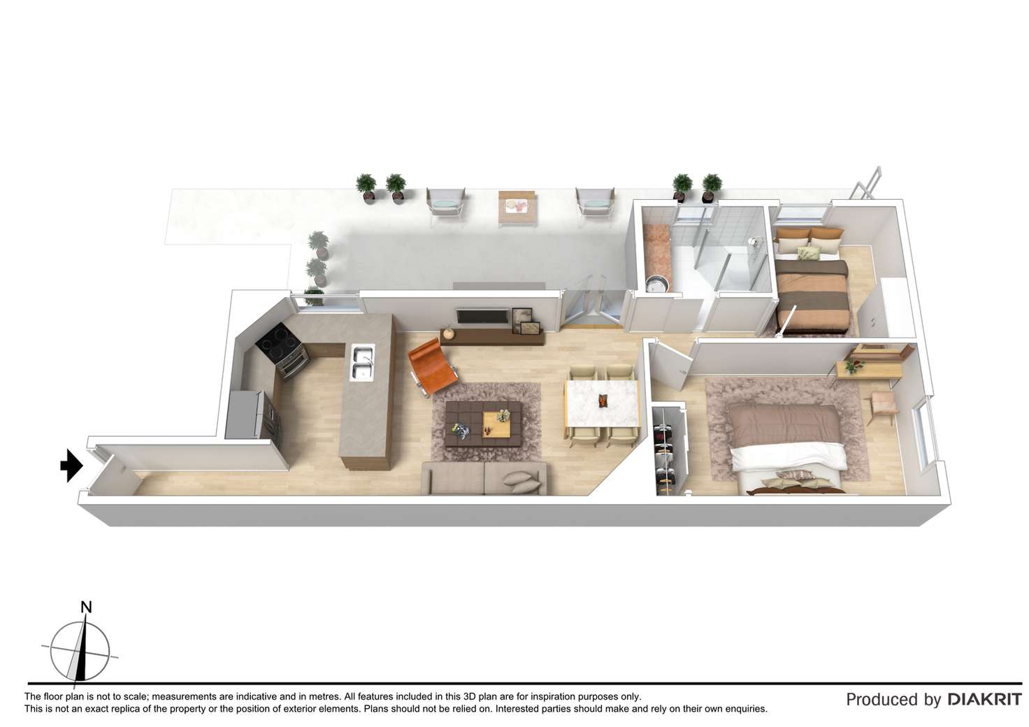 Floorplan of Homely apartment listing, 2/39 Marine Parade, St Kilda VIC 3182