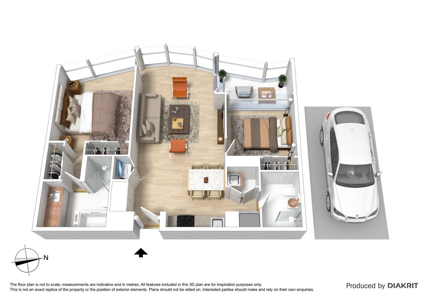 Floorplan of Homely apartment listing, 610/681 Chapel Street, South Yarra VIC 3141