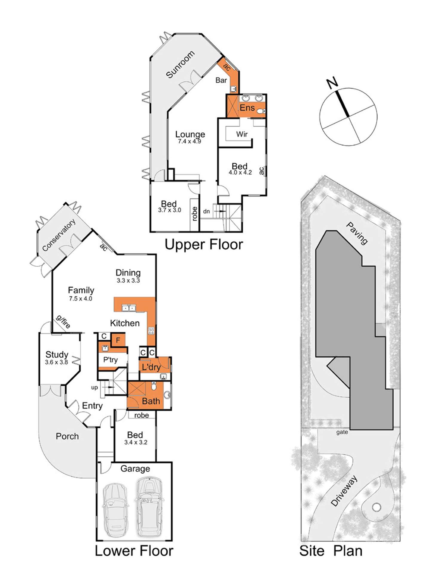 Floorplan of Homely house listing, 38D Violet Street, Frankston South VIC 3199