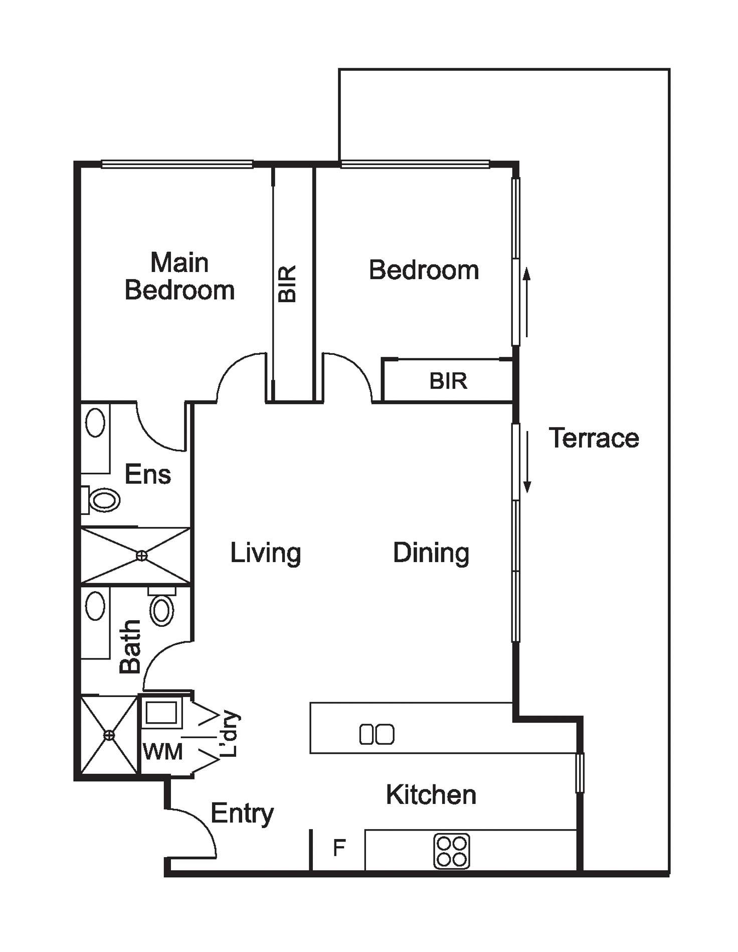 Floorplan of Homely apartment listing, 201/24-26 Mavho Street, Bentleigh VIC 3204
