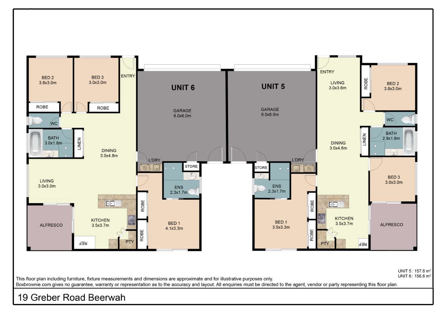Floorplan of Homely unit listing, 5/19 Greber Road, Beerwah QLD 4519