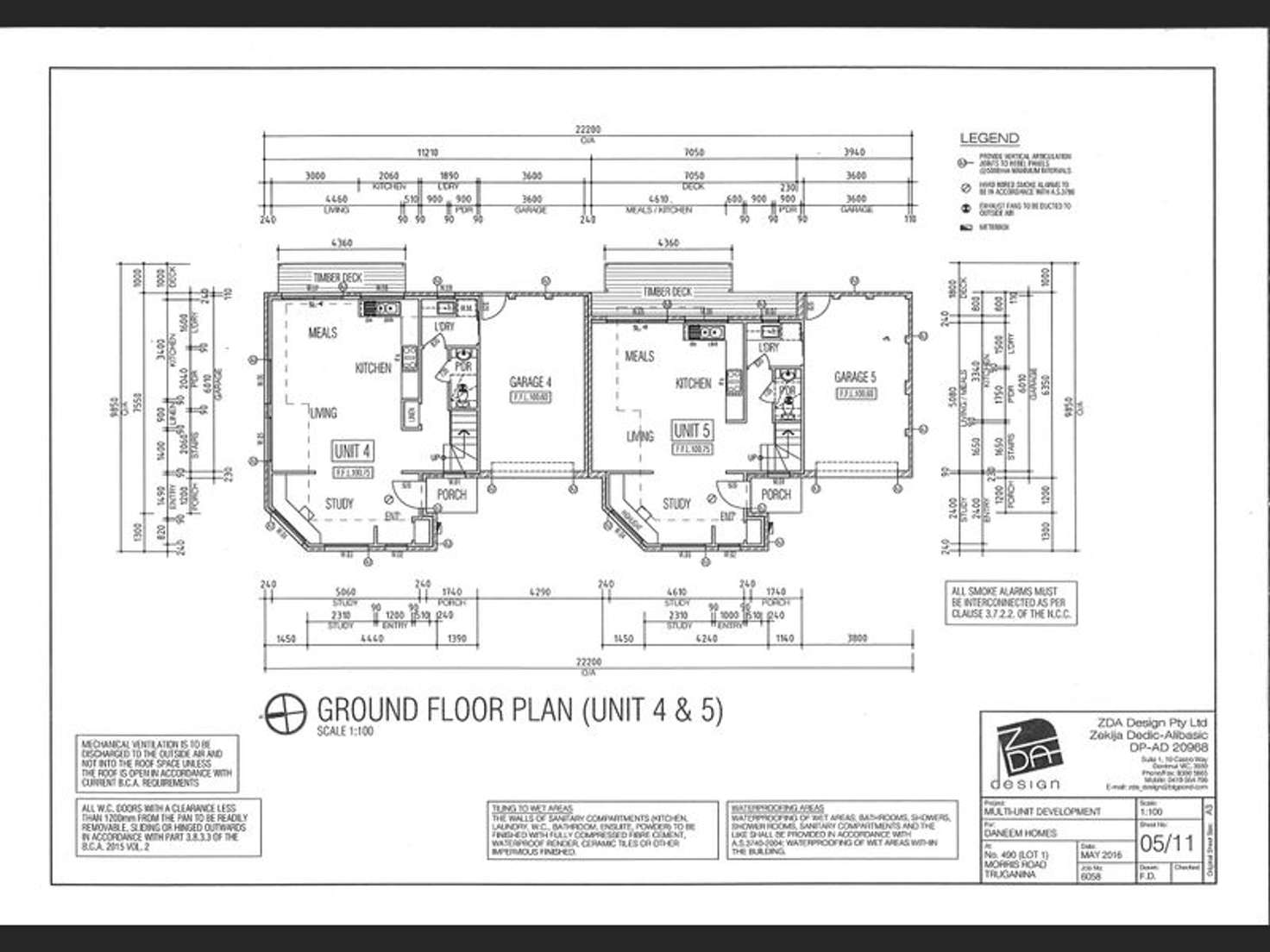 Floorplan of Homely townhouse listing, 4&5/490 Morris Road, Truganina VIC 3029