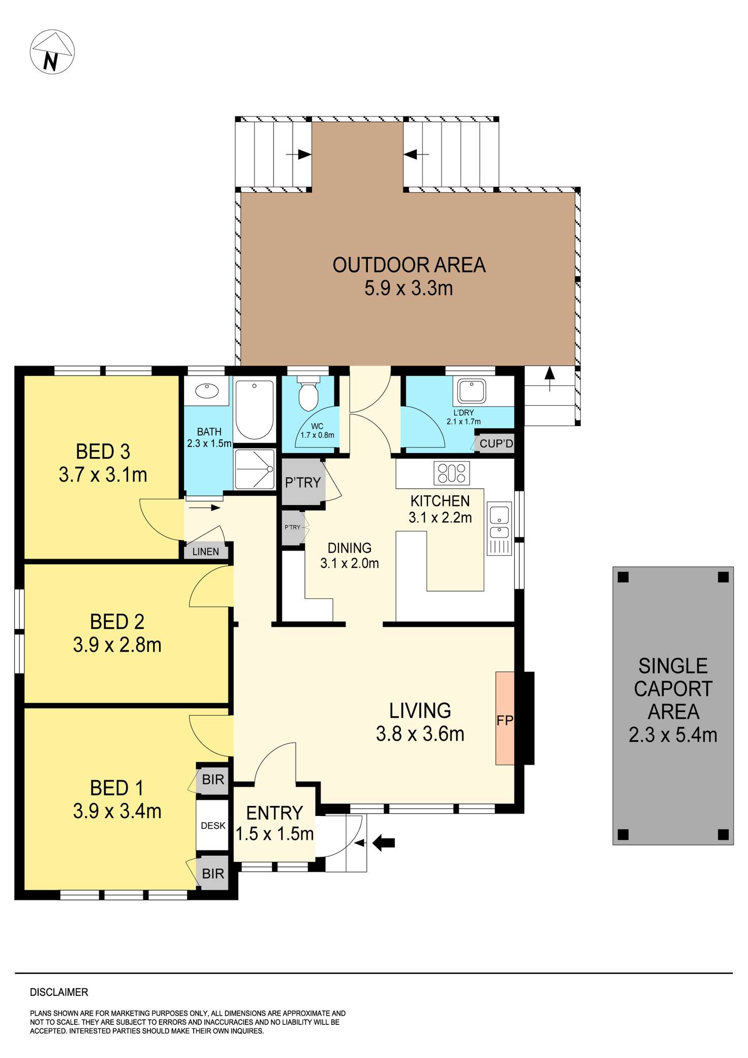 Floorplan of Homely house listing, 367A Humffray Street North, Brown Hill VIC 3350