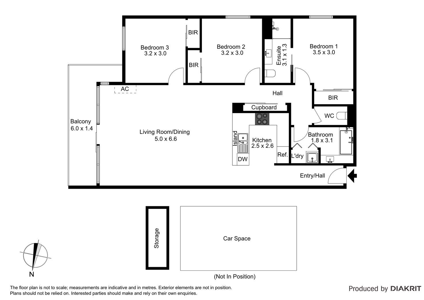 Floorplan of Homely apartment listing, 22/632 St Kilda  Road, Melbourne VIC 3004