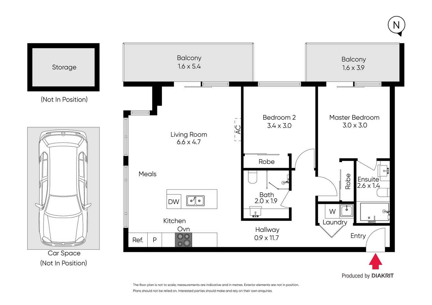 Floorplan of Homely apartment listing, 201/332 Neerim Road, Carnegie VIC 3163