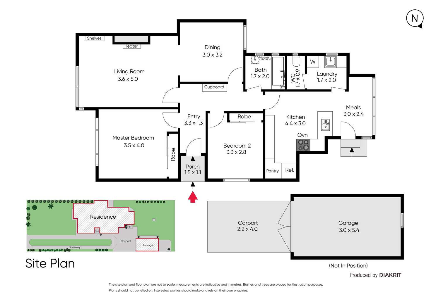 Floorplan of Homely semiDetached listing, 319 Bambra Road, Caulfield South VIC 3162