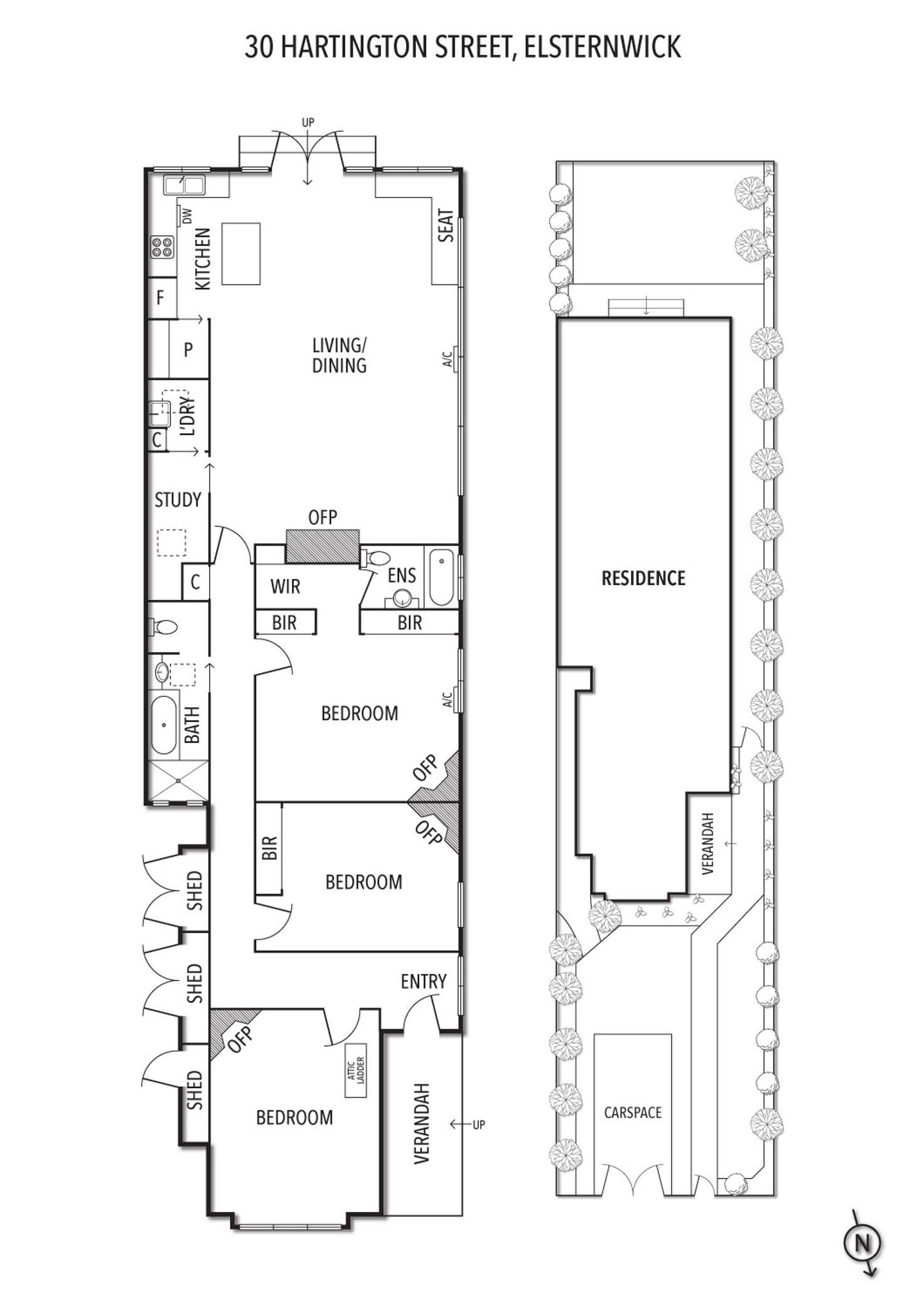 Floorplan of Homely house listing, 30 Hartington Street, Elsternwick VIC 3185