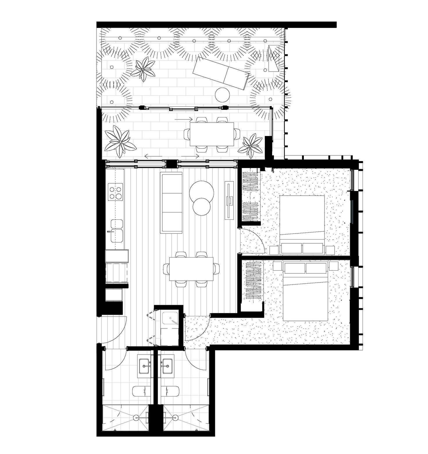 Floorplan of Homely apartment listing, 307/470 Smith Street, Collingwood VIC 3066