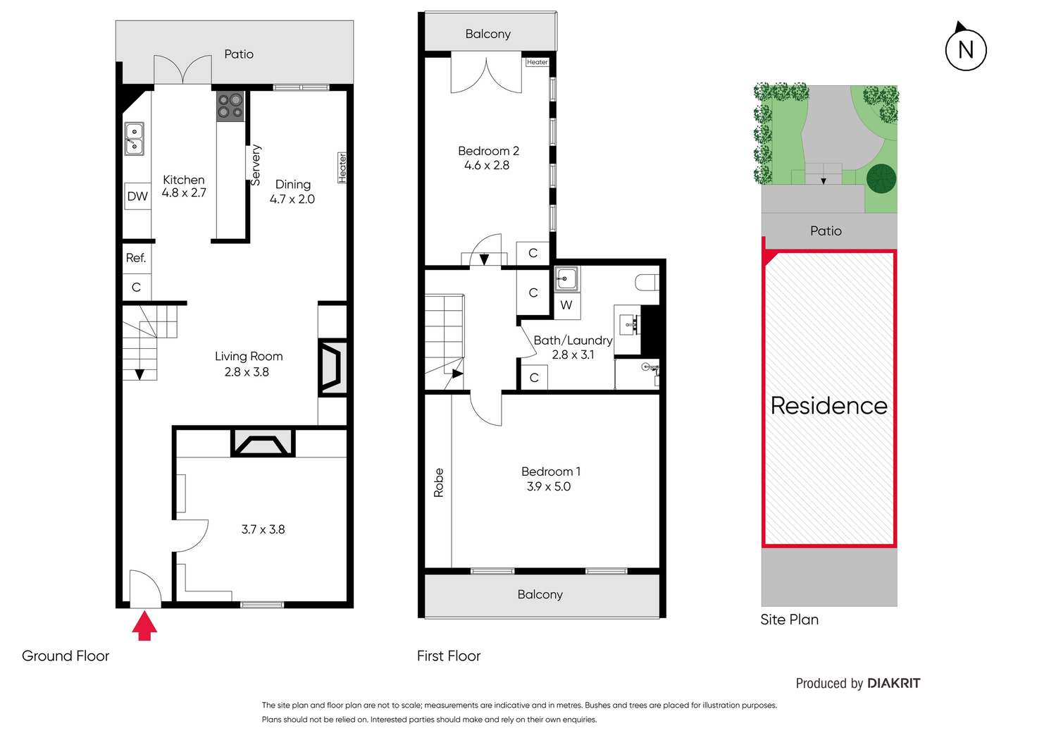 Floorplan of Homely house listing, 14 Murchison Street, Carlton VIC 3053