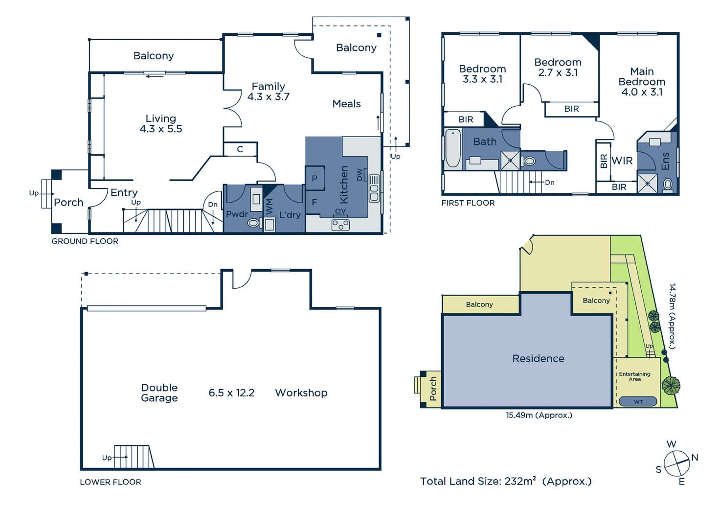 Floorplan of Homely townhouse listing, 1/5-7 Casella Street, Mitcham VIC 3132