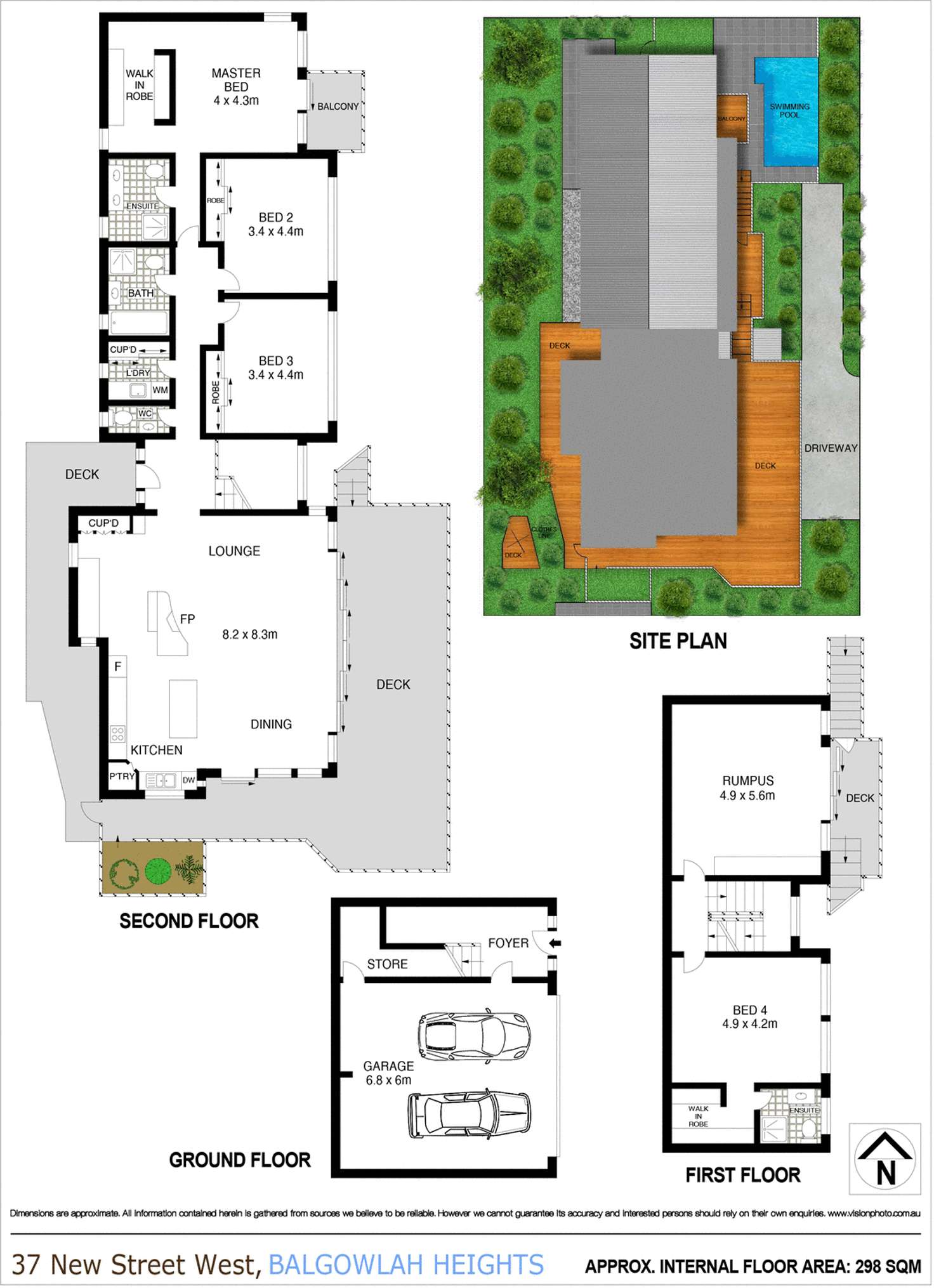 Floorplan of Homely house listing, 37 New Street West, Balgowlah Heights NSW 2093