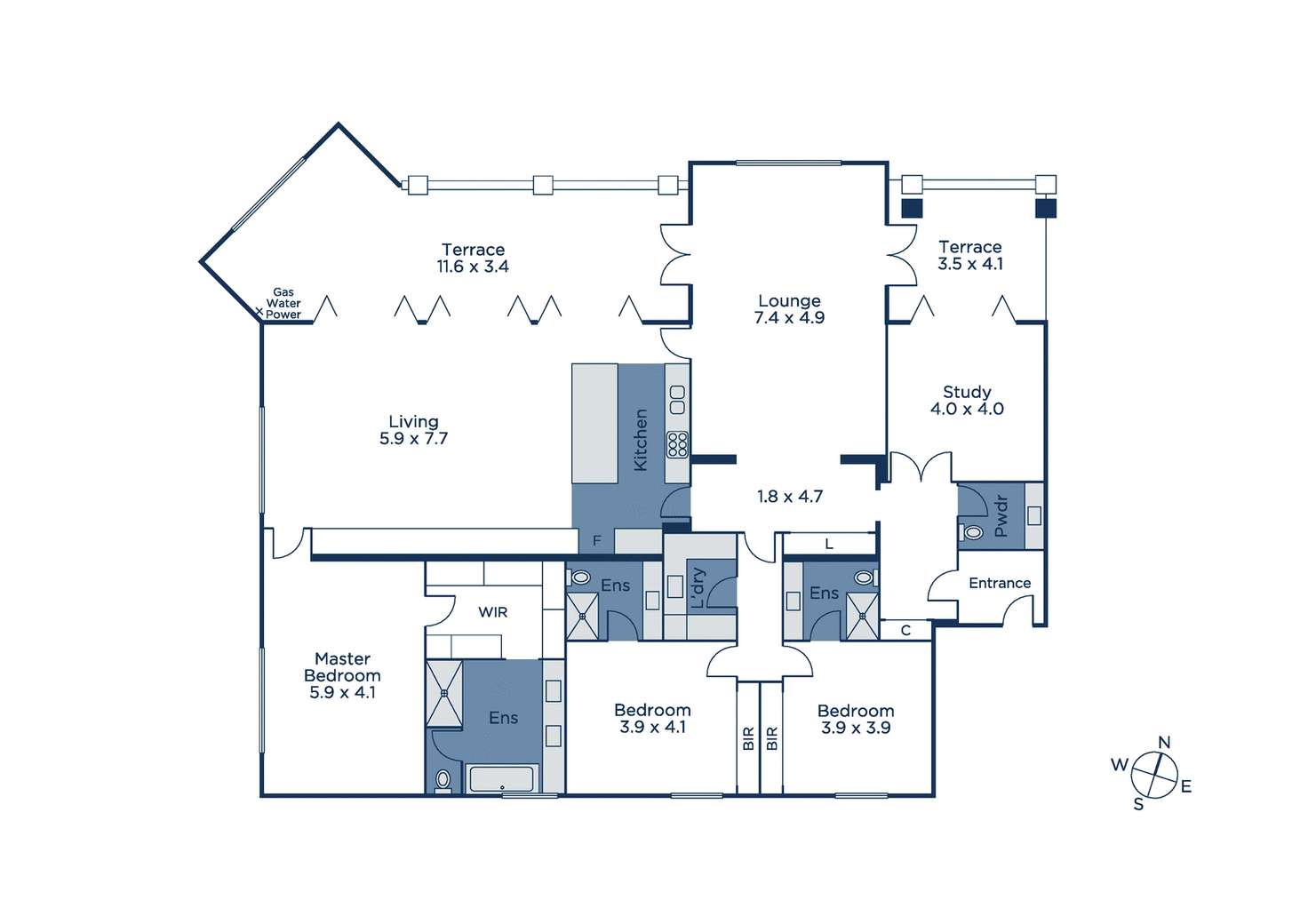 Floorplan of Homely apartment listing, 5/39 Carson Street, Kew VIC 3101
