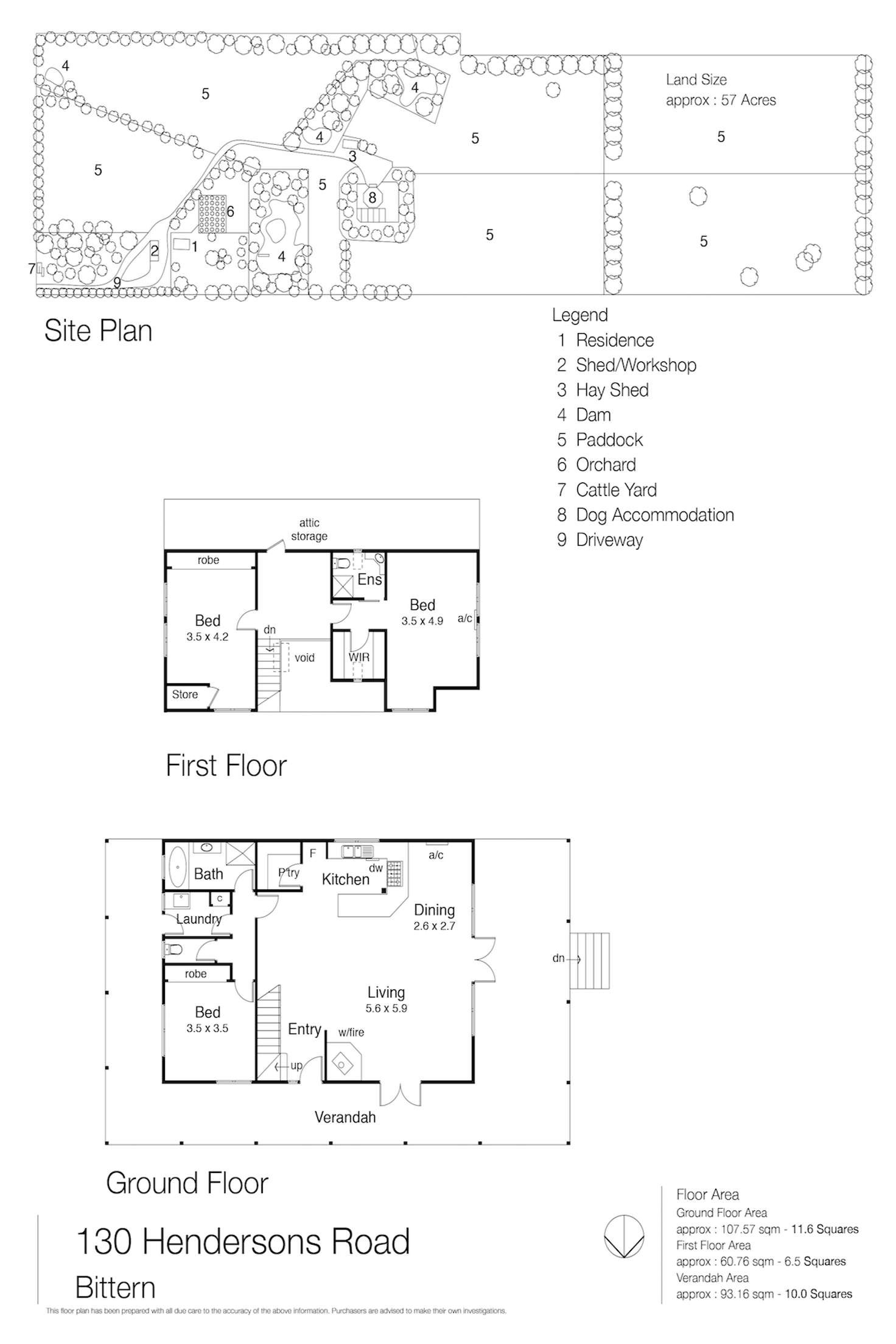 Floorplan of Homely house listing, 130 Hendersons Road, Bittern VIC 3918