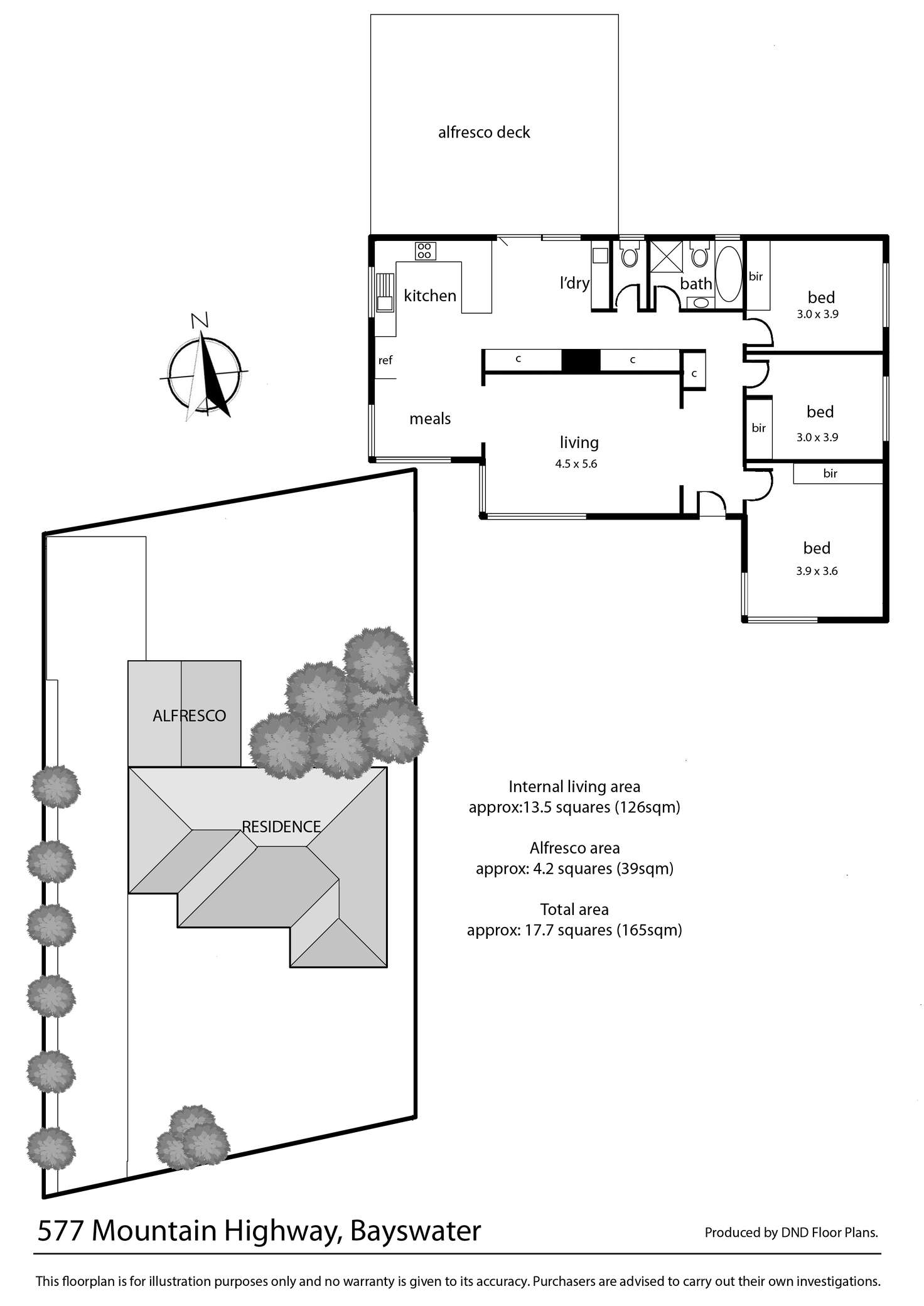 Floorplan of Homely house listing, 577 Mountain Highway, Bayswater VIC 3153