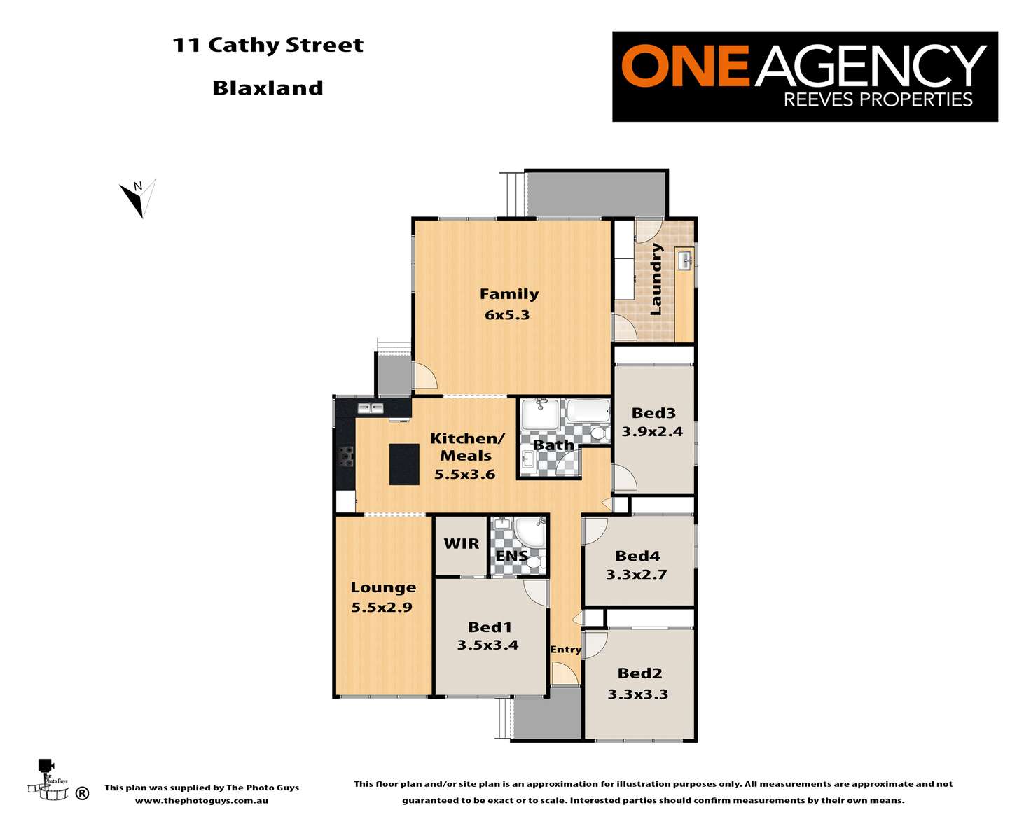 Floorplan of Homely house listing, 11 Cathy Street, Blaxland NSW 2774