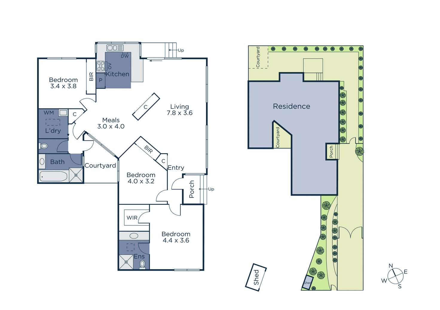 Floorplan of Homely house listing, 1/3 Barilla Road, Moorabbin VIC 3189