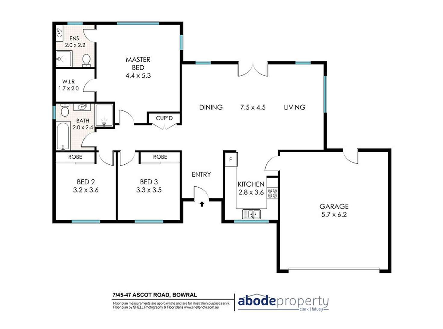 Floorplan of Homely villa listing, 7/45 - 47 Ascot Road, Bowral NSW 2576
