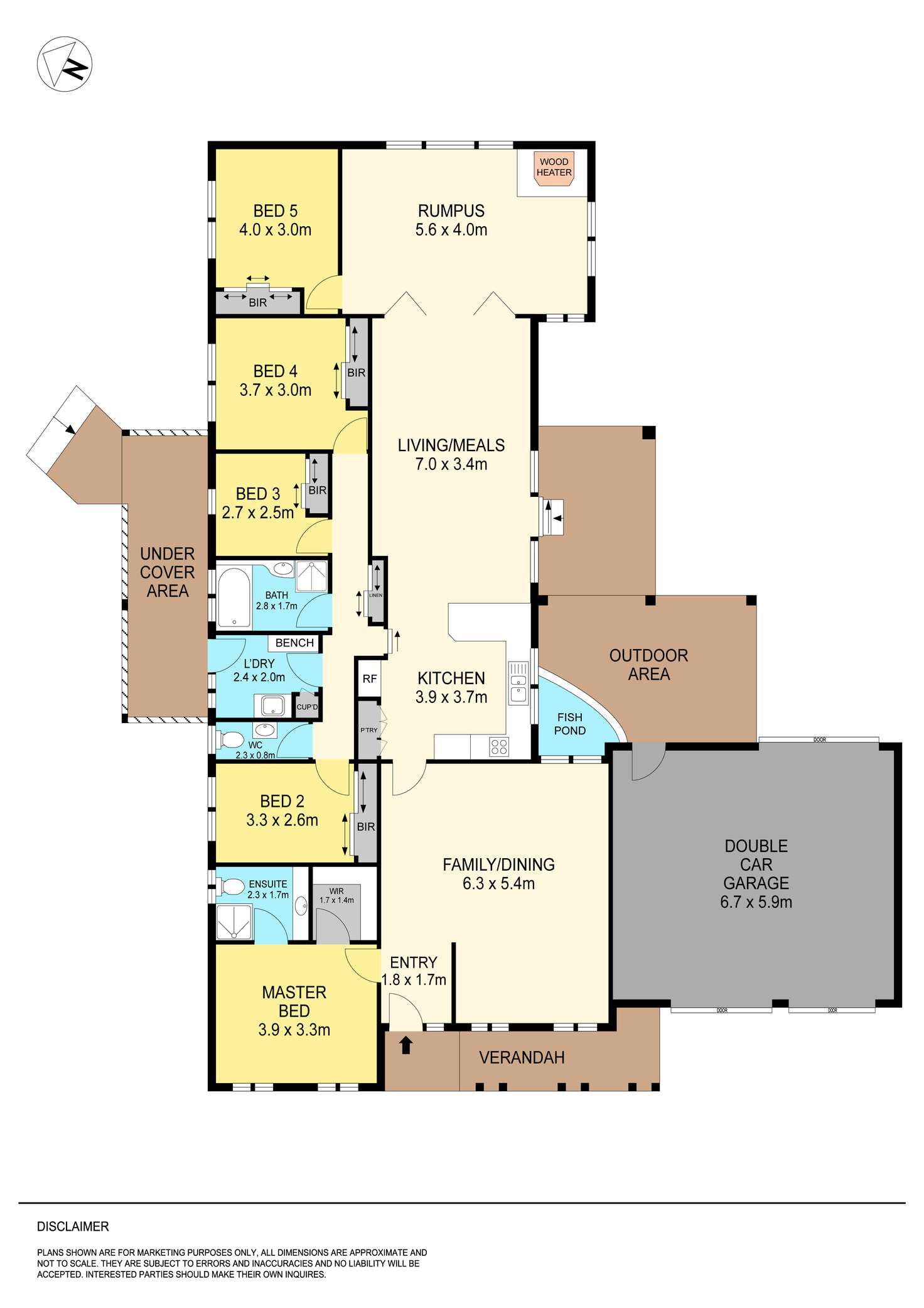 Floorplan of Homely house listing, 6 James Court, Miners Rest VIC 3352