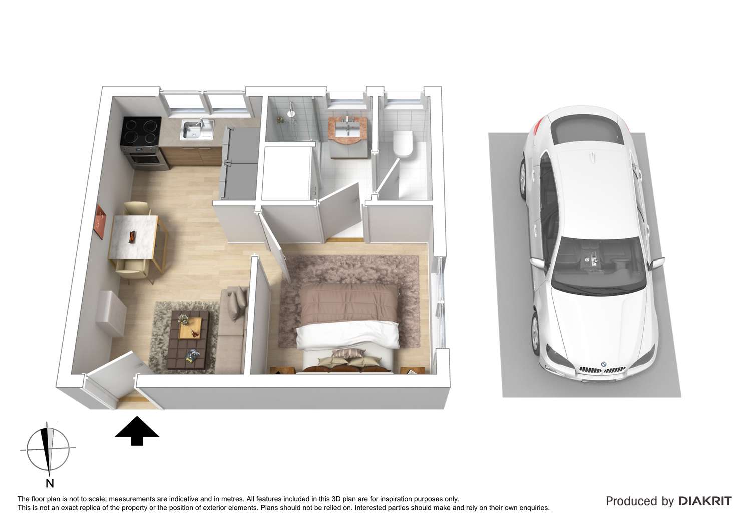 Floorplan of Homely apartment listing, 8/17 Clarke Street, Prahran VIC 3181