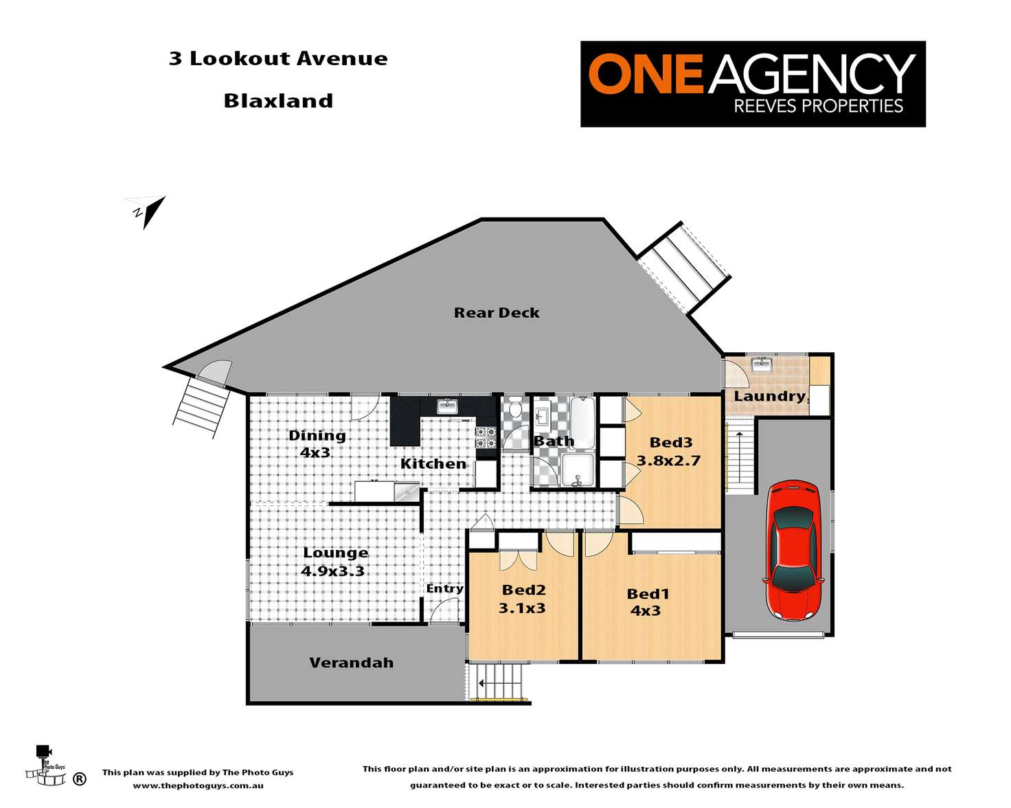 Floorplan of Homely house listing, 3 Lookout Avenue, Blaxland NSW 2774