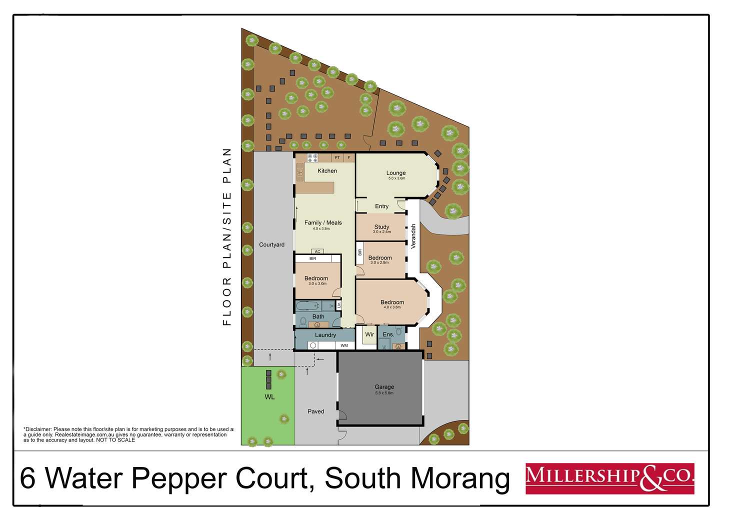 Floorplan of Homely house listing, 6 Water Pepper Court, South Morang VIC 3752