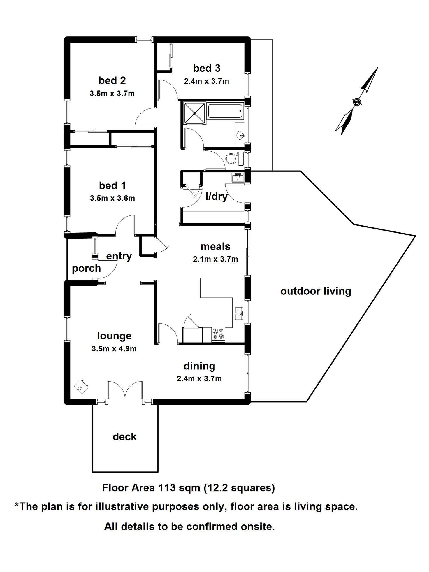 Floorplan of Homely house listing, 3 Broadway, Belgrave VIC 3160