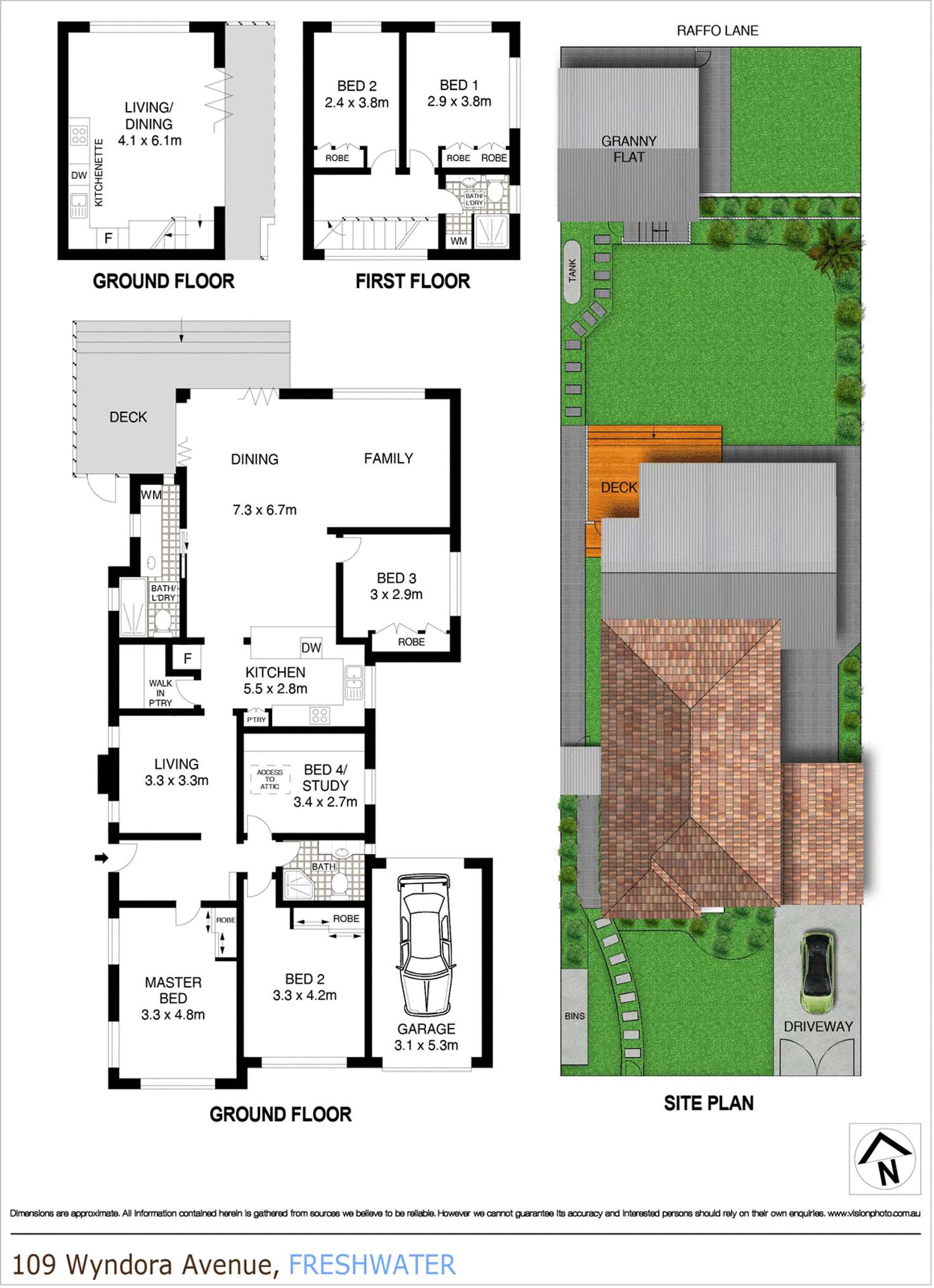 Floorplan of Homely house listing, 109 Wyndora Avenue, Freshwater NSW 2096