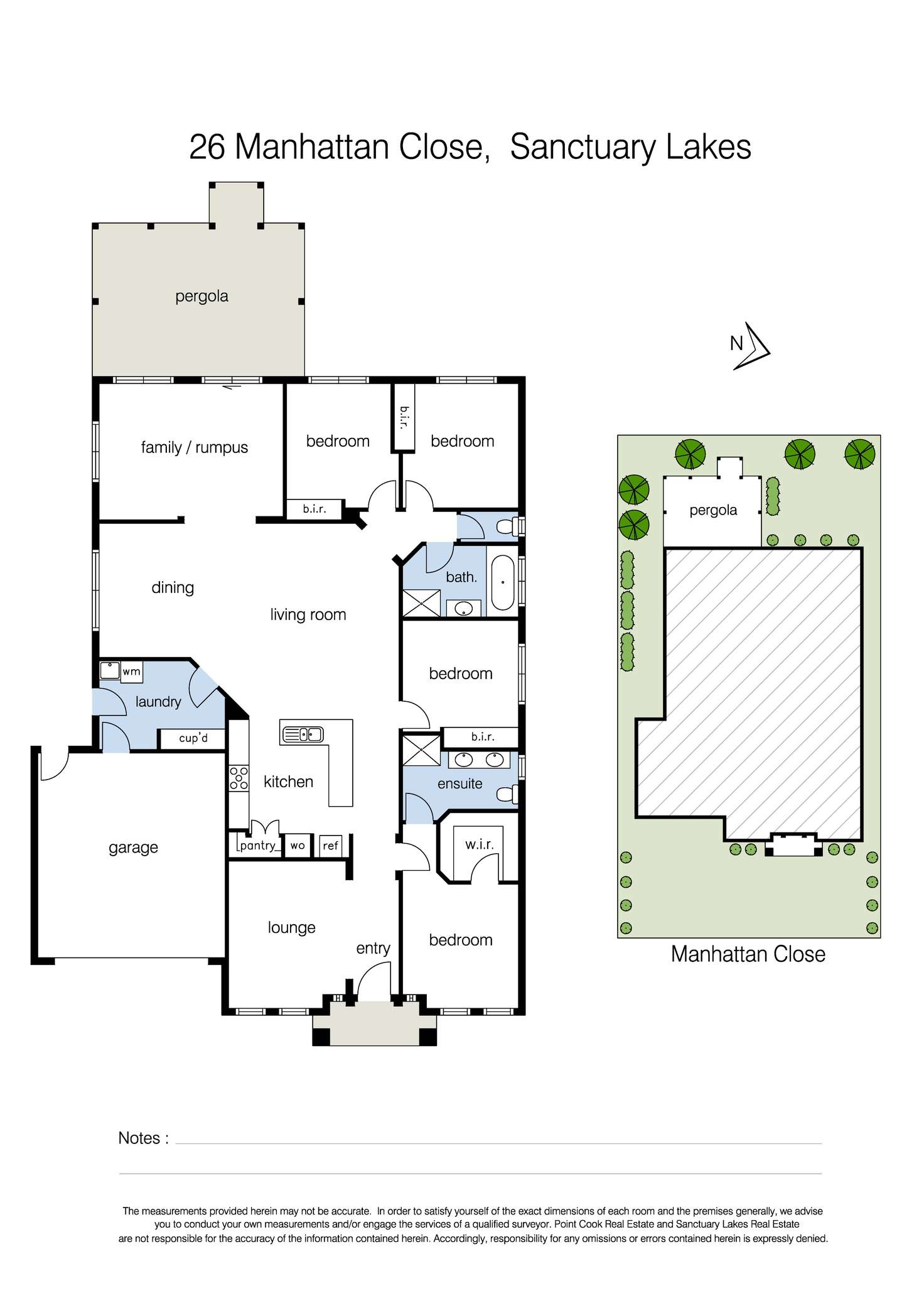 Floorplan of Homely house listing, 26 Manhattan Close, Sanctuary Lakes VIC 3030