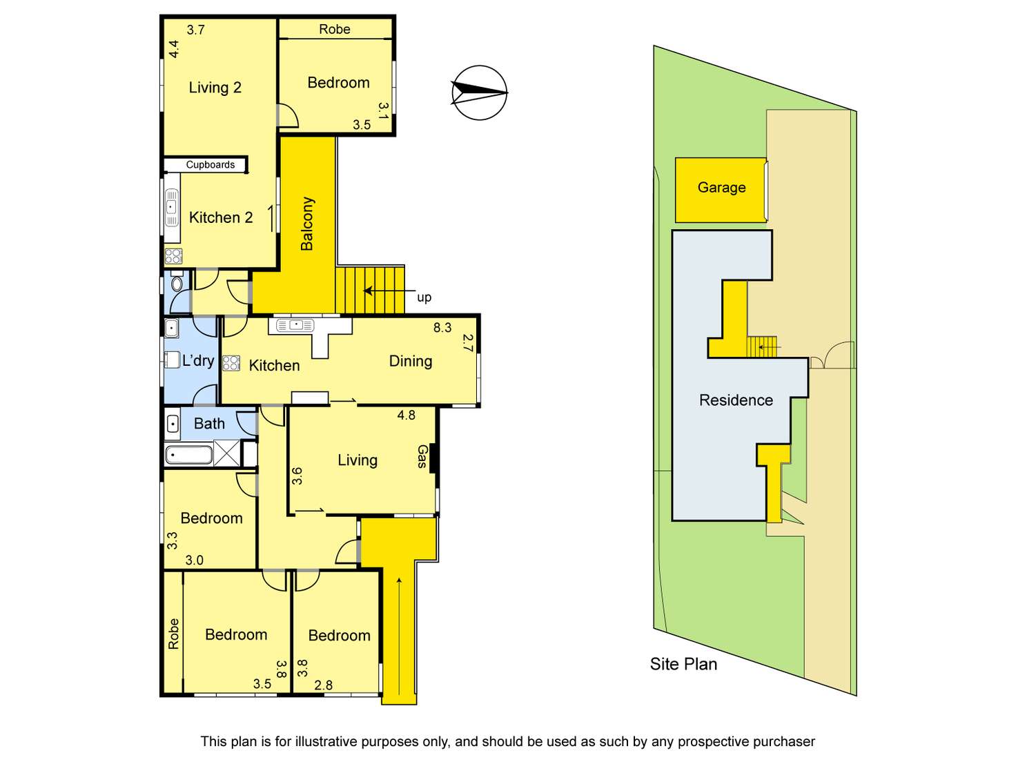 Floorplan of Homely house listing, 5 Meagher Street, Watsonia VIC 3087